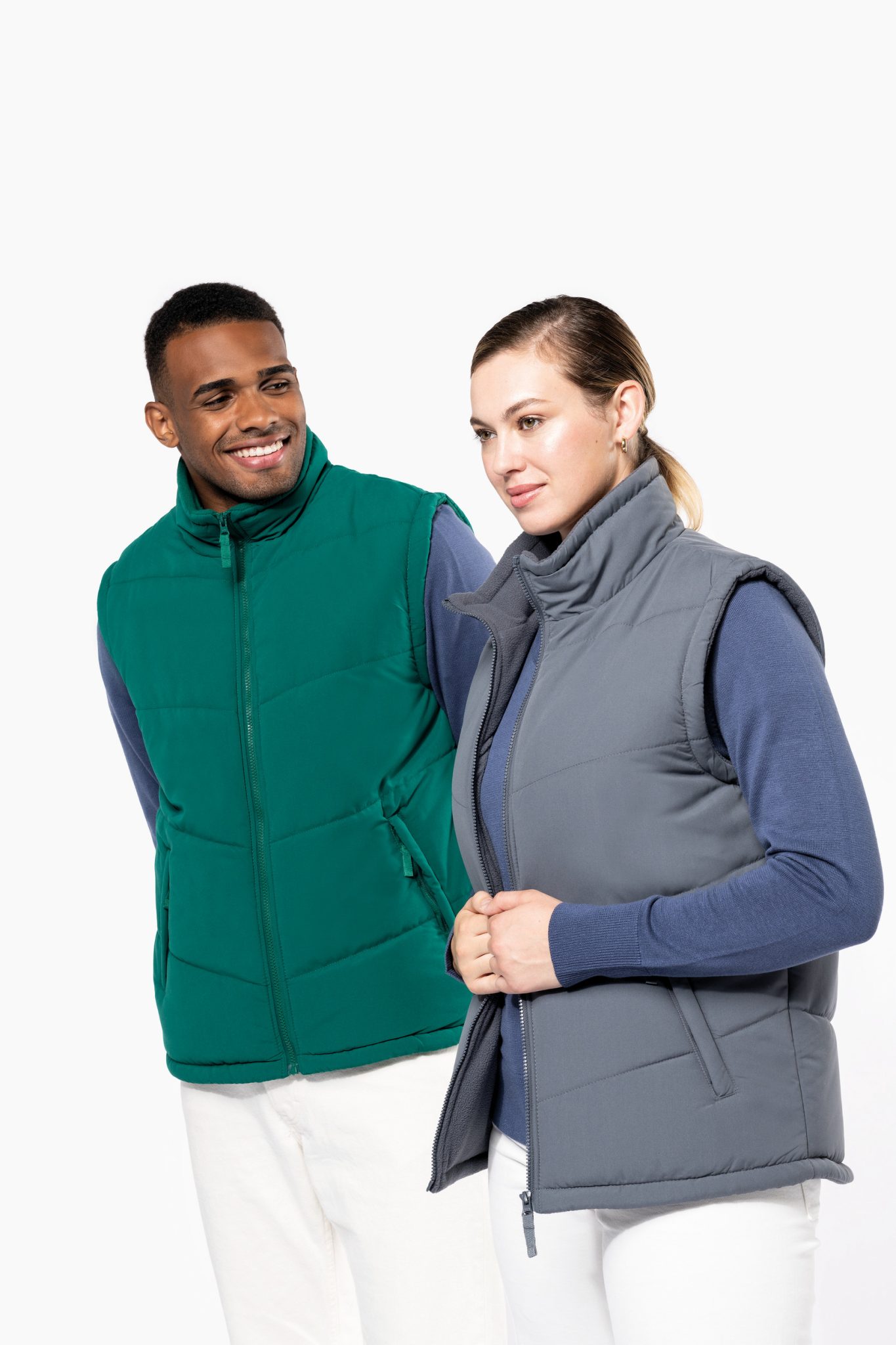 Miniature 12 pour Bodywarmer doublé polaire unisexe