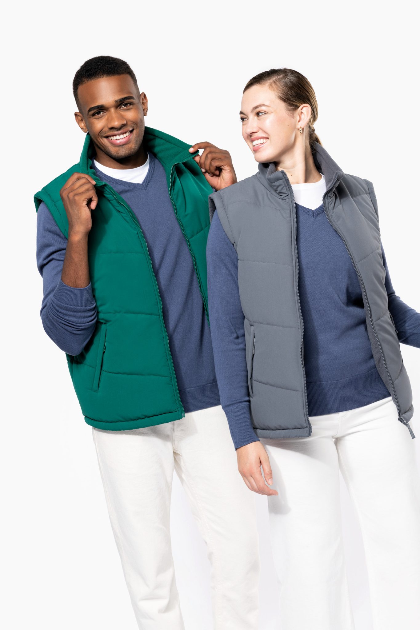 Miniature 1 pour Bodywarmer doublé polaire unisexe