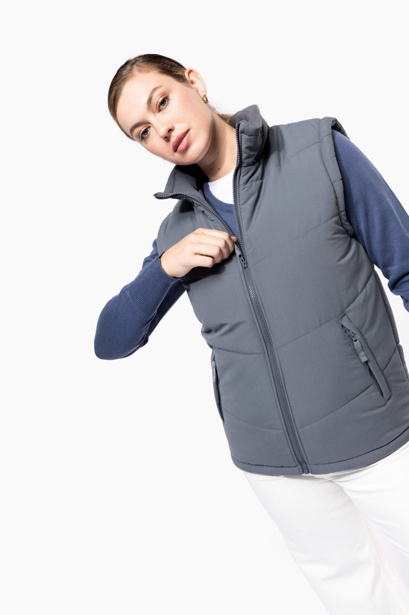 Miniature 9 pour Bodywarmer doublé polaire unisexe
