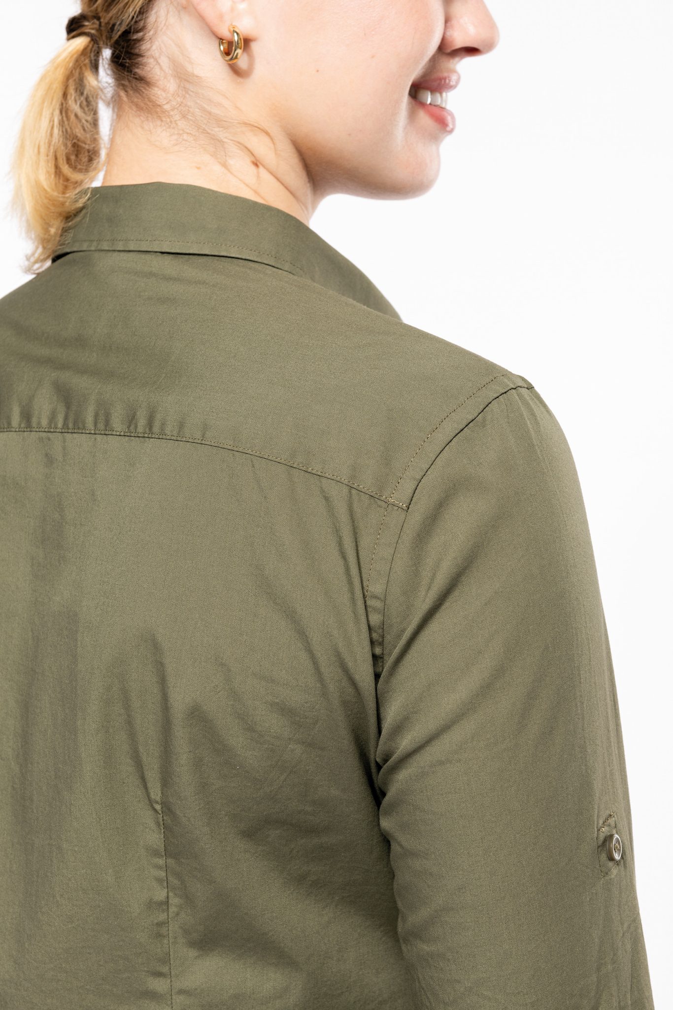Miniature 11 pour Chemise safari manches longues femme