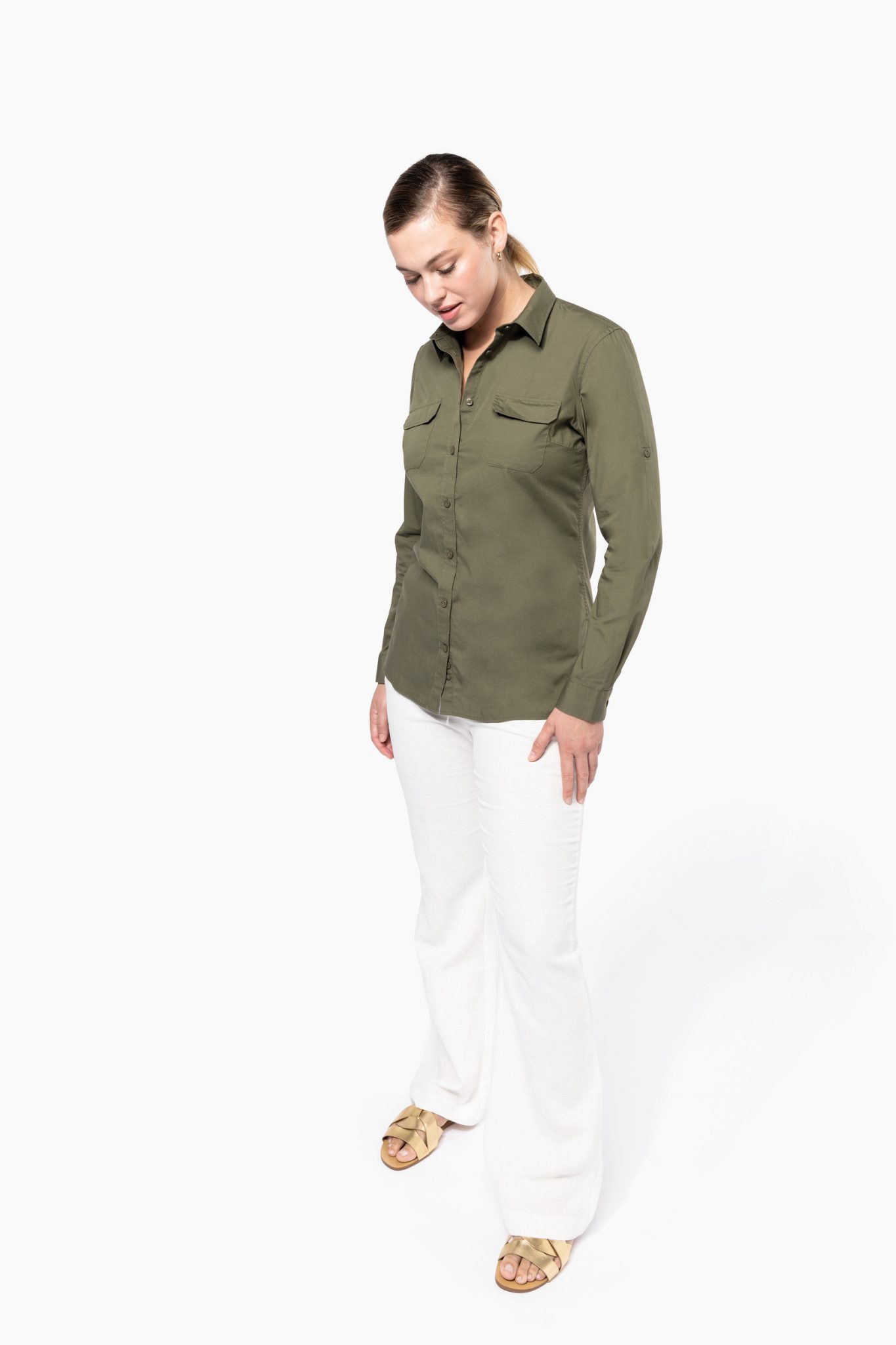 Miniature 5 pour Chemise safari manches longues femme