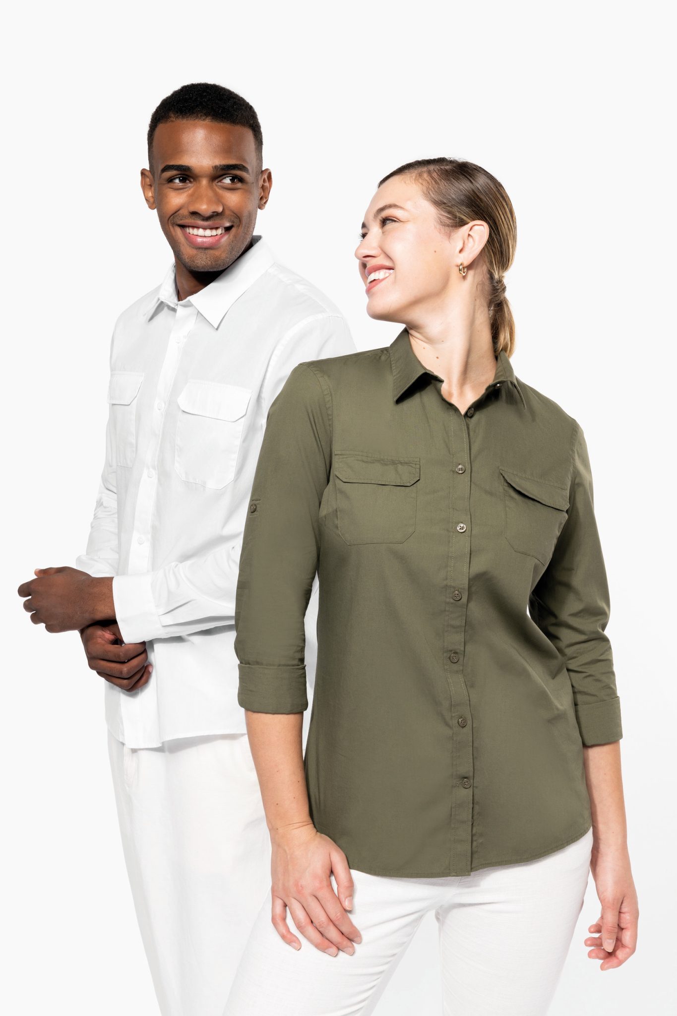 Miniature 6 pour Chemise safari manches longues homme