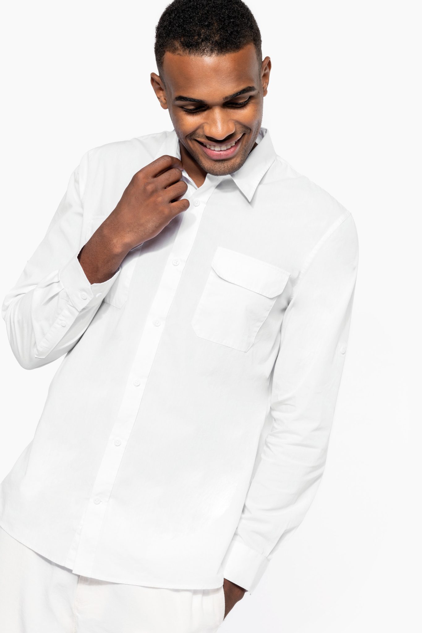 Miniature 1 pour Chemise safari manches longues homme