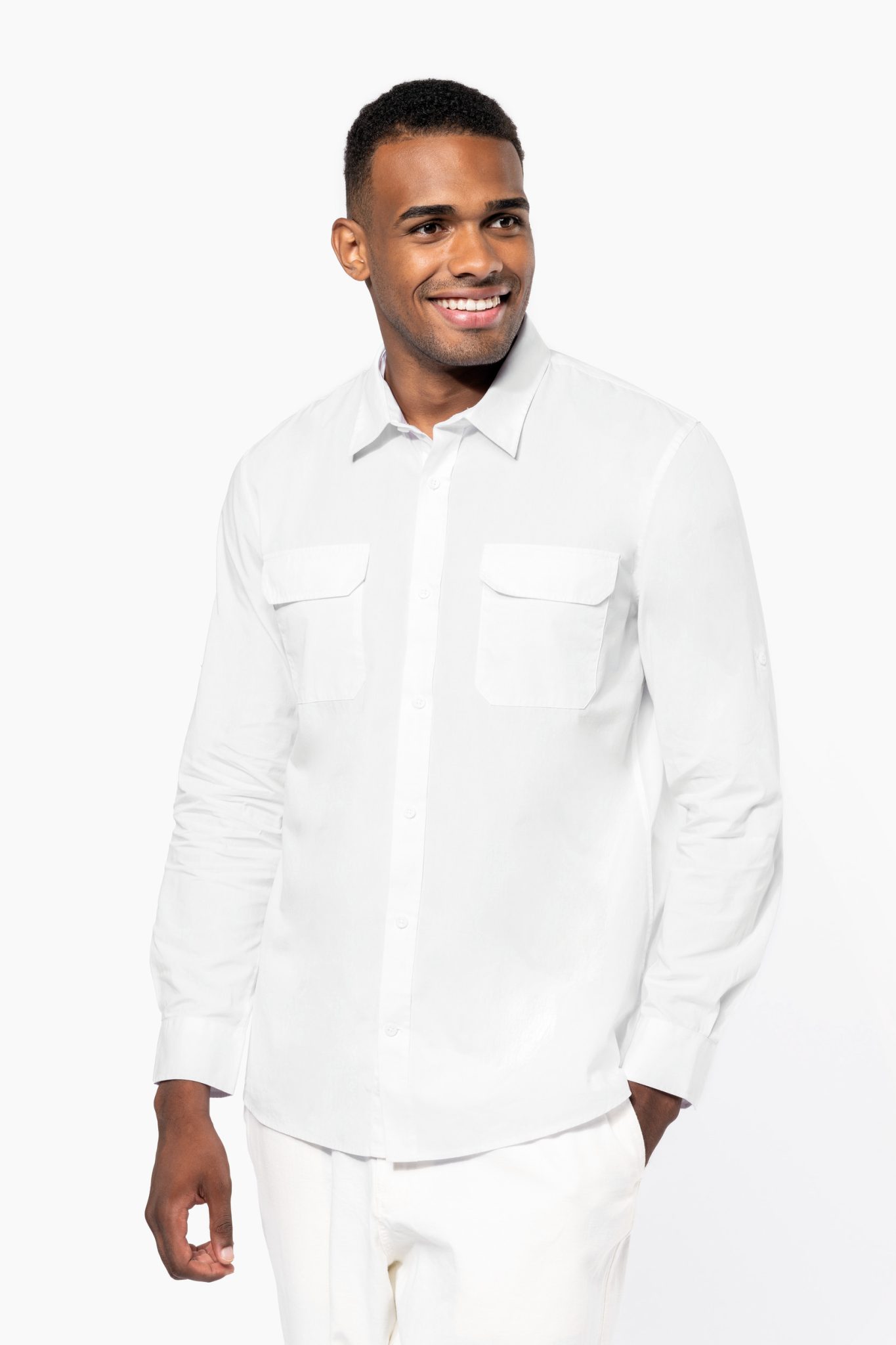 Miniature 3 pour Chemise safari manches longues homme
