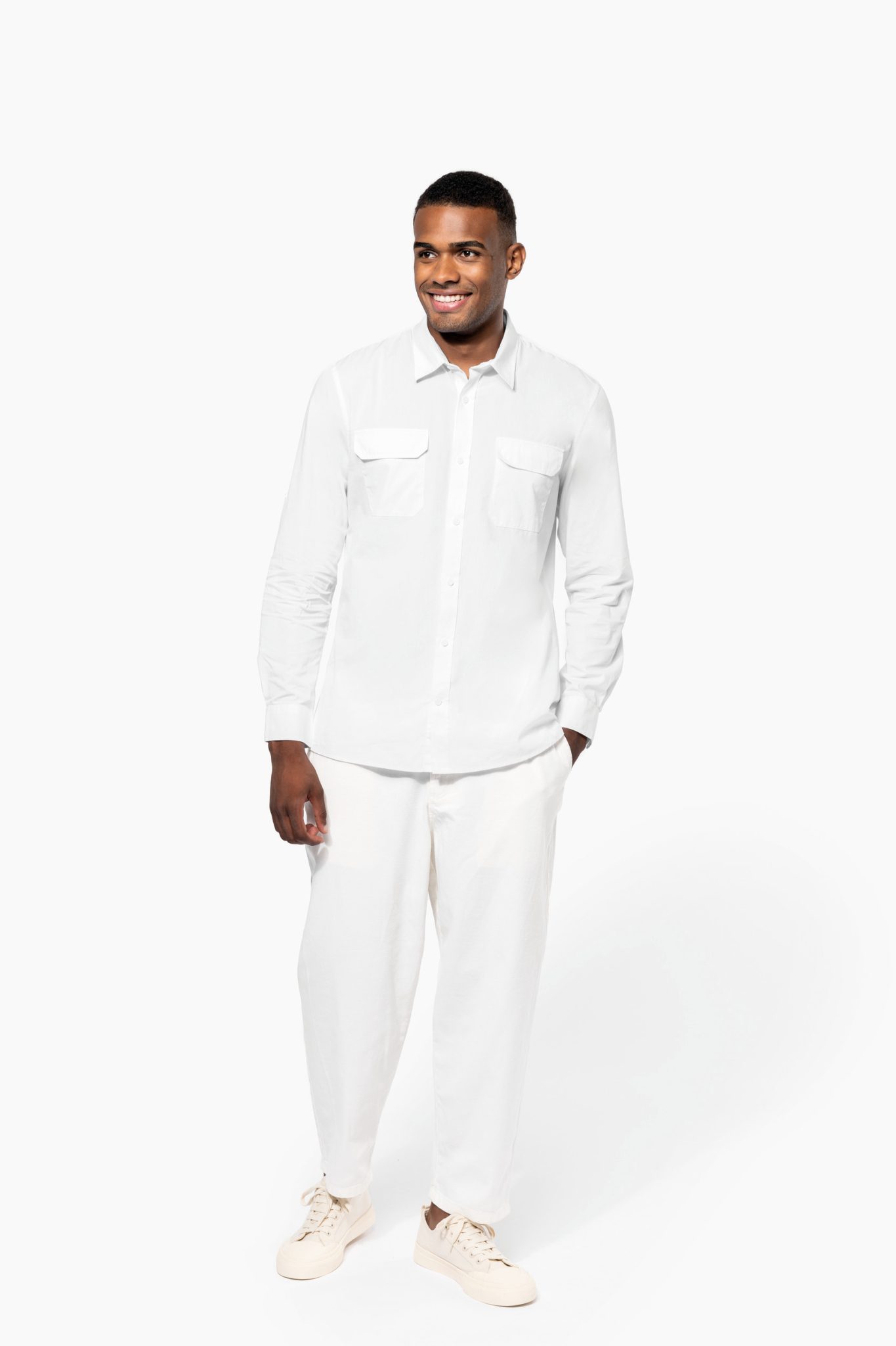 Miniature 4 pour Chemise safari manches longues homme