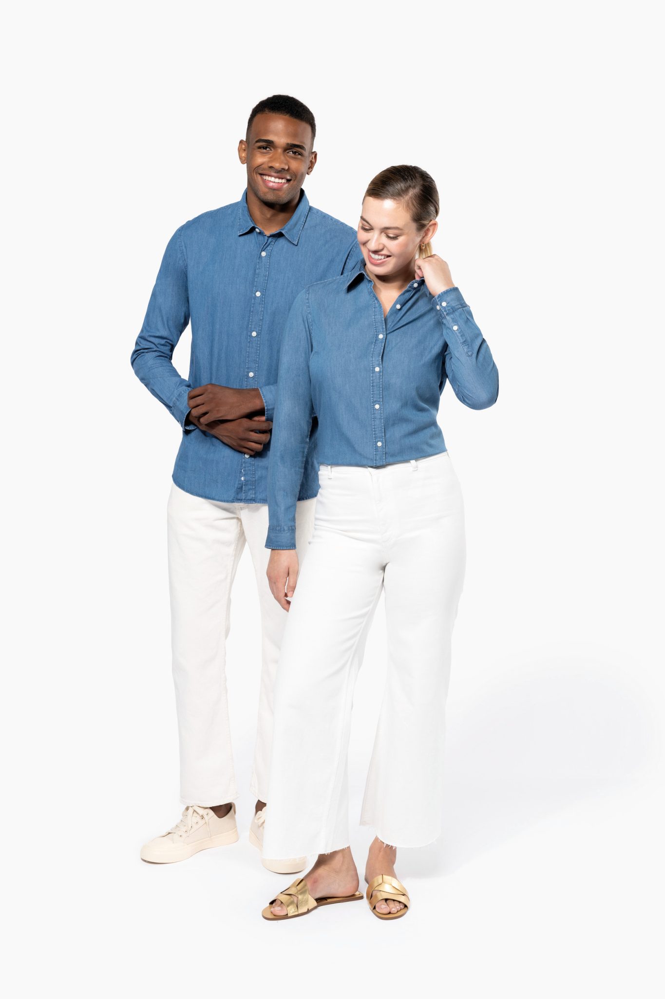 Miniature 7 pour Chemise denim femme