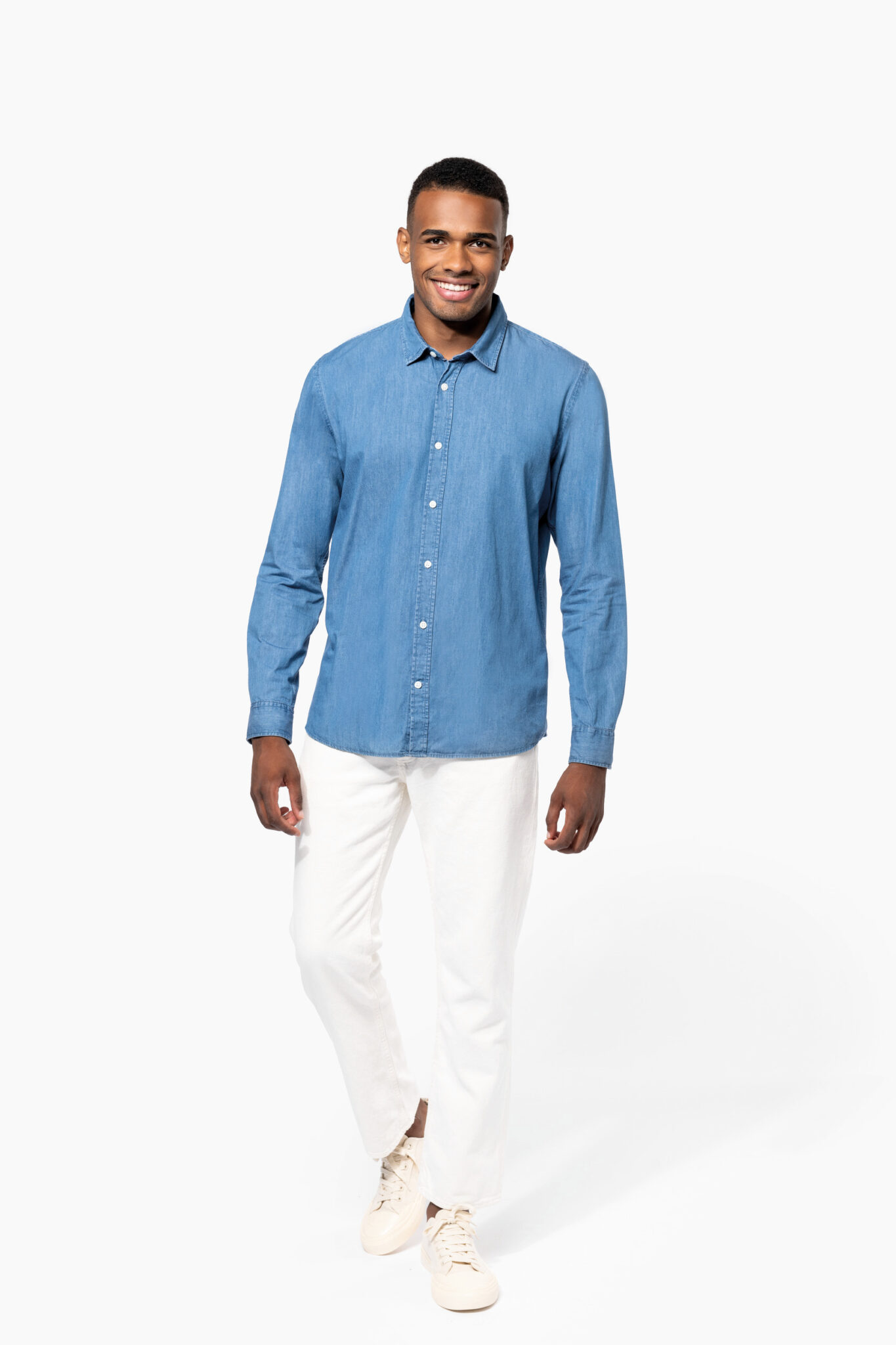 Miniature 5 pour Chemise denim homme