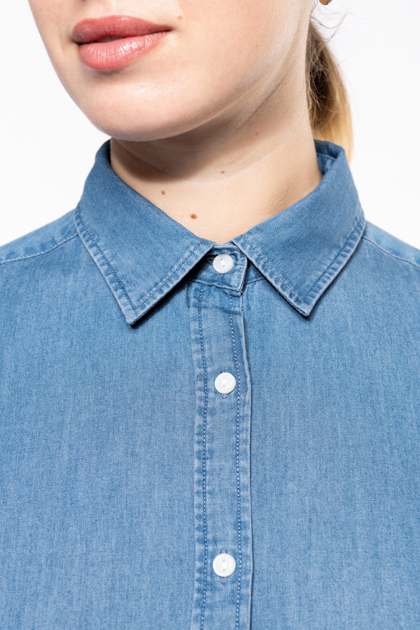 Miniature 8 pour Chemise denim femme