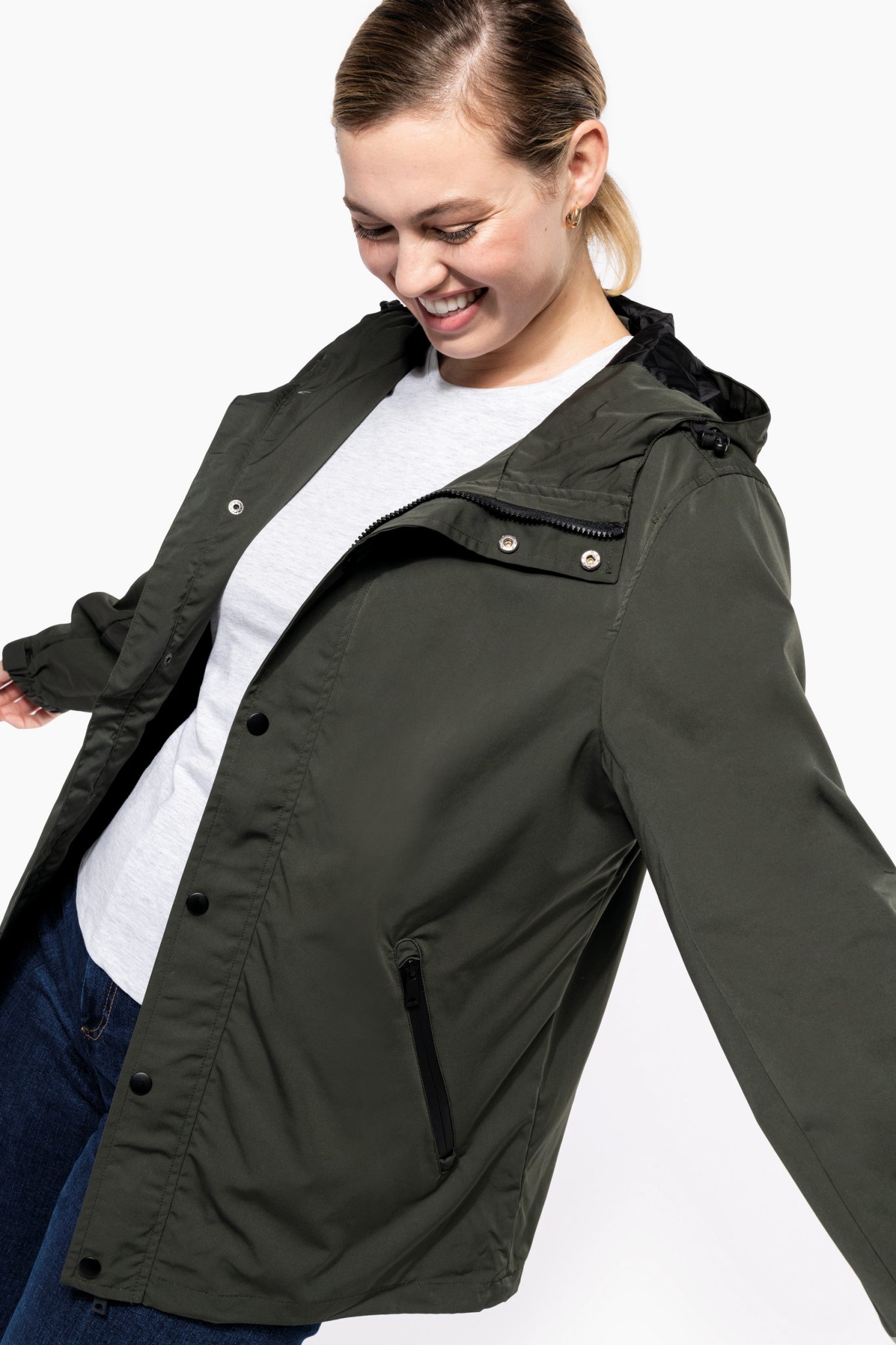 Miniature 9 pour Veste écoresponsable à capuche unisexe
