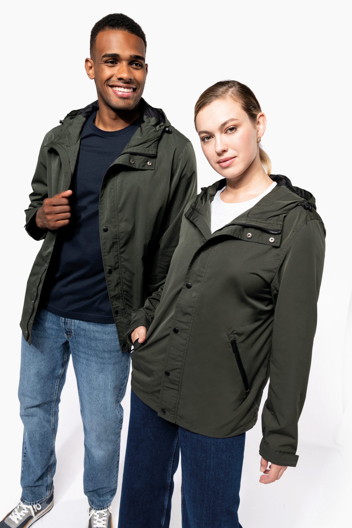 Miniature 1 pour Veste écoresponsable à capuche unisexe