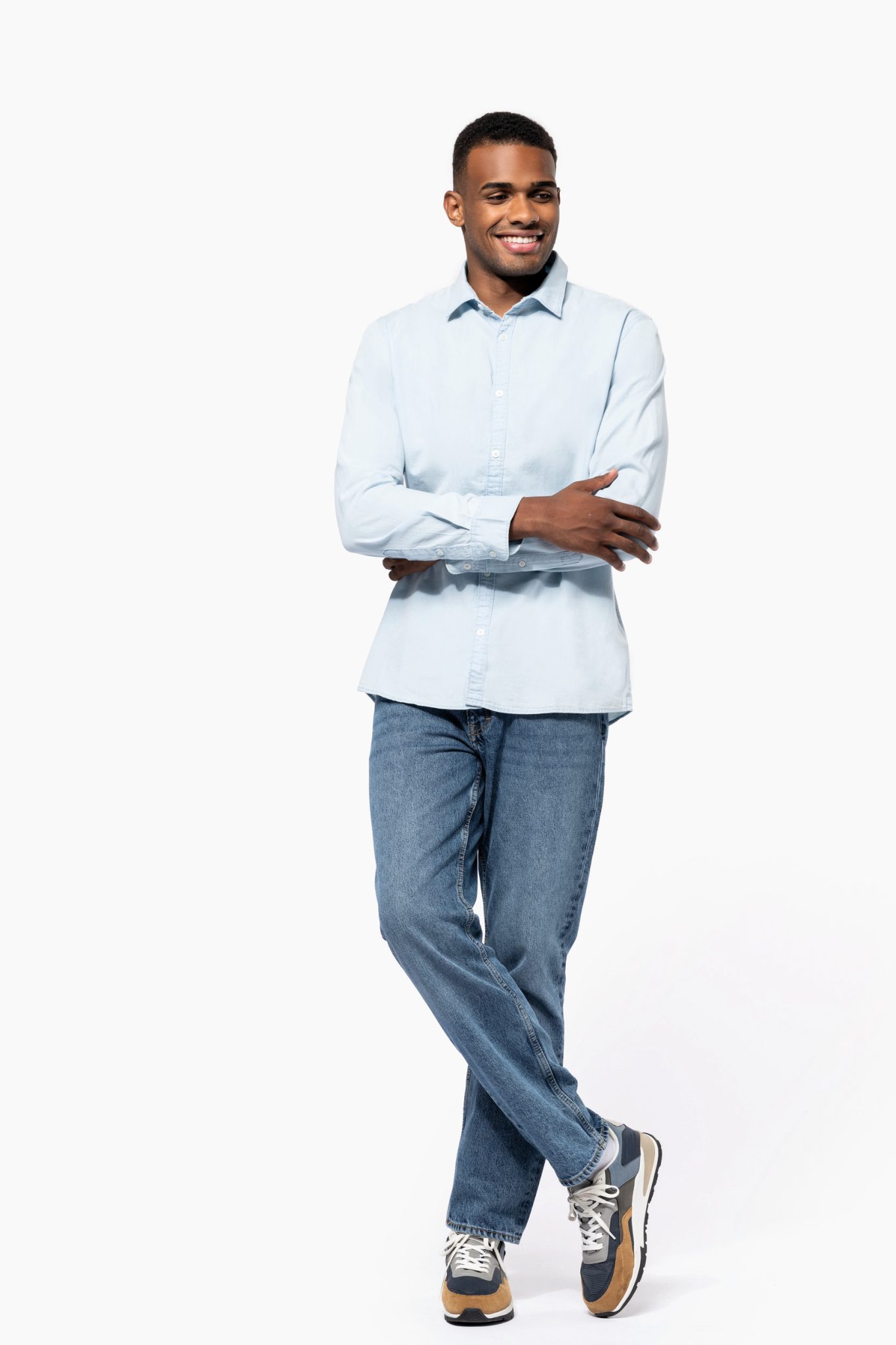 Miniature 5 pour Chemise écoresponsable délavée coton twill homme
