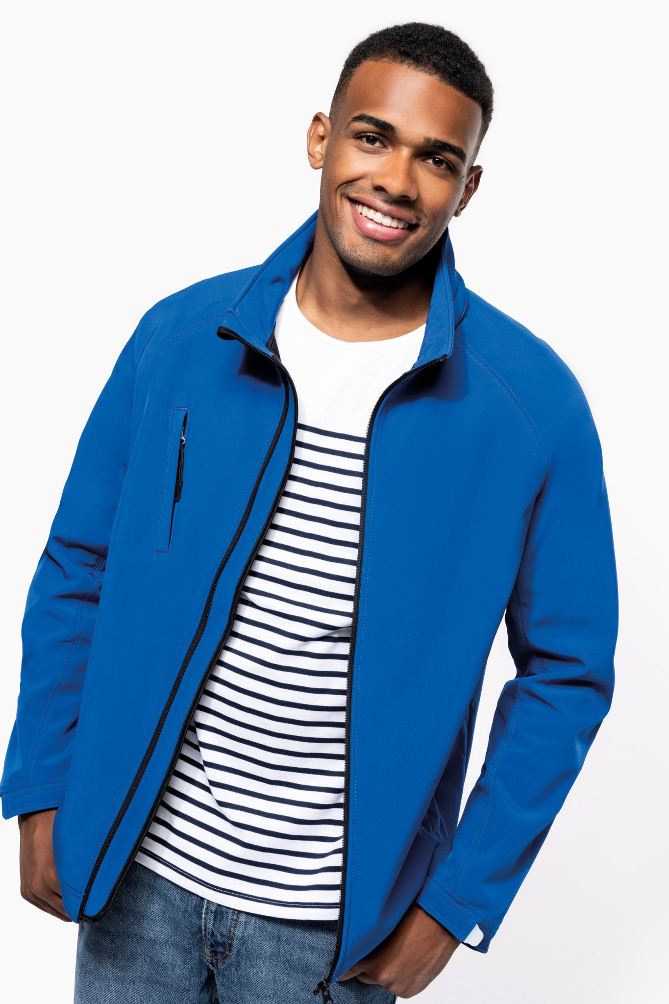 Miniature 1 pour Veste softshell à capuche amovible homme