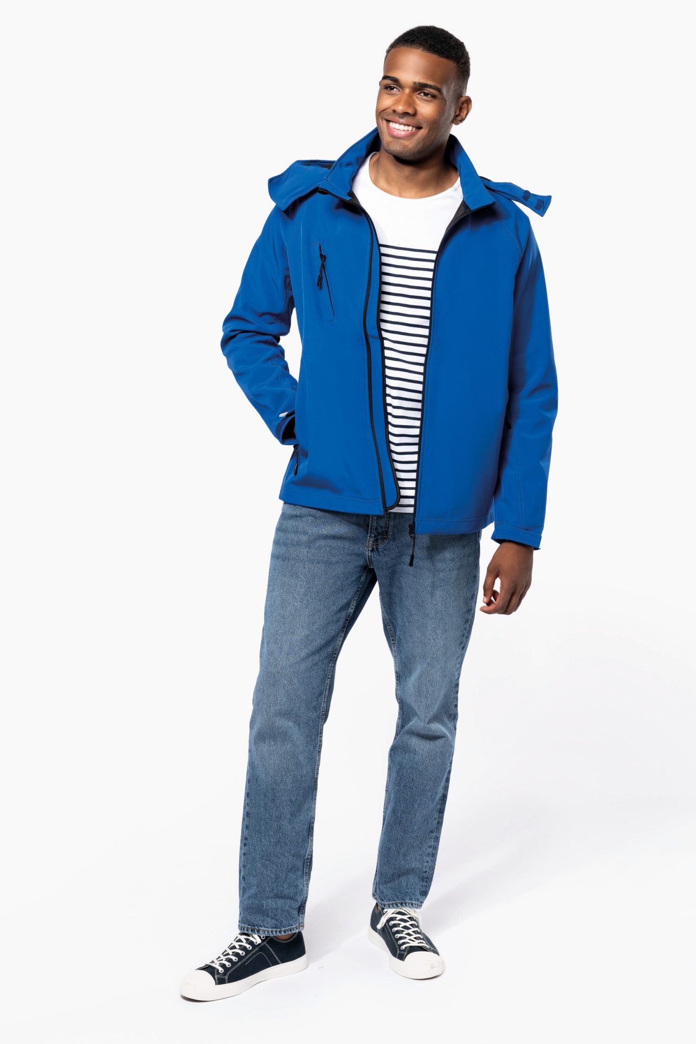 Miniature 6 pour Veste softshell à capuche amovible homme