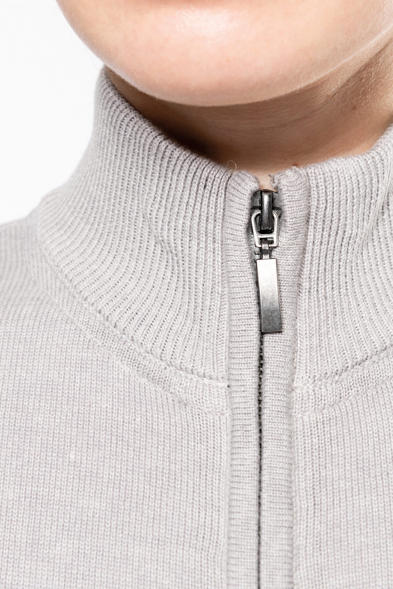 Miniature 7 pour Cardigan zippé femme