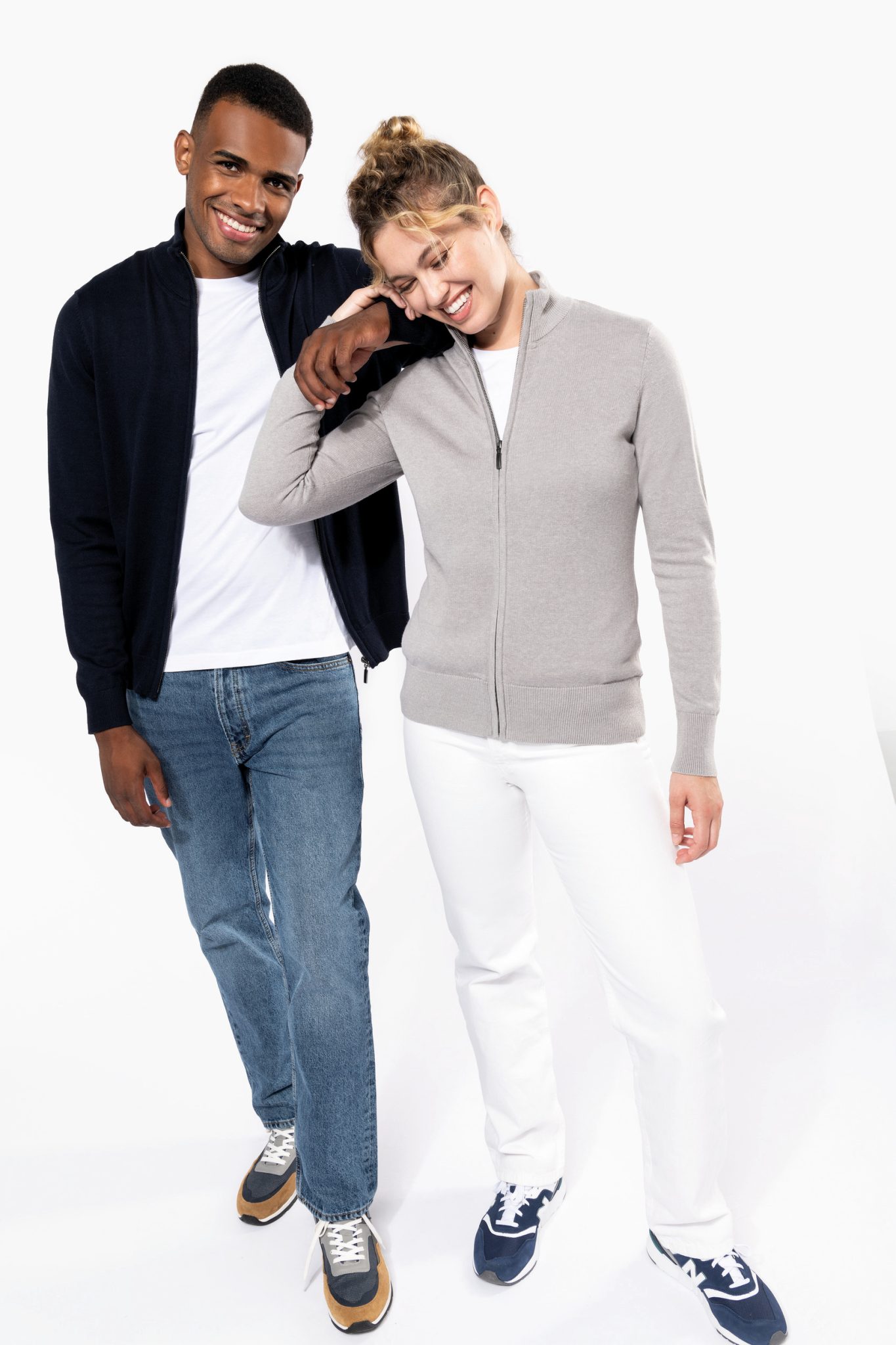 Miniature 6 pour Cardigan zippé homme