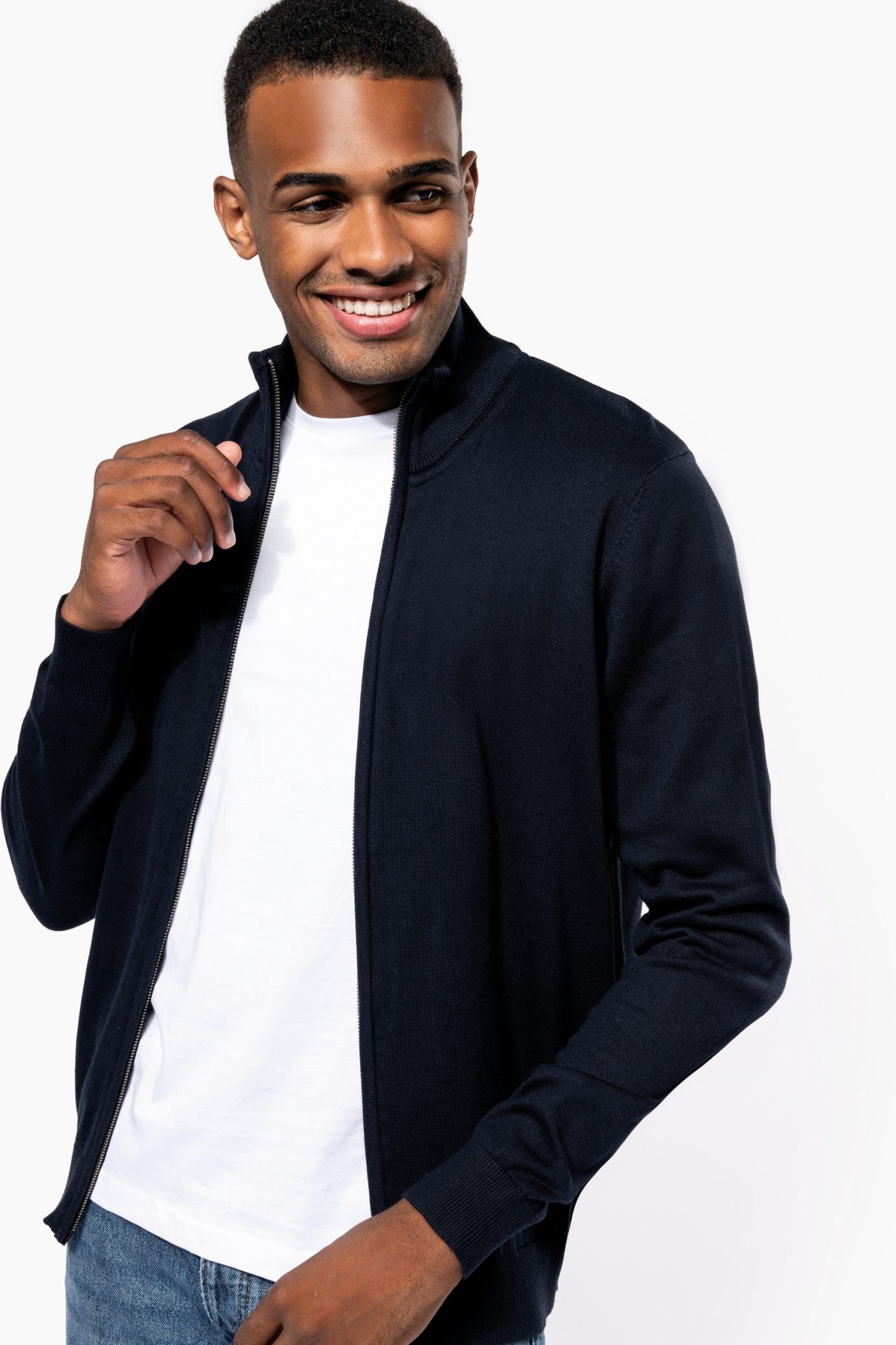 Miniature 1 pour Cardigan zippé homme