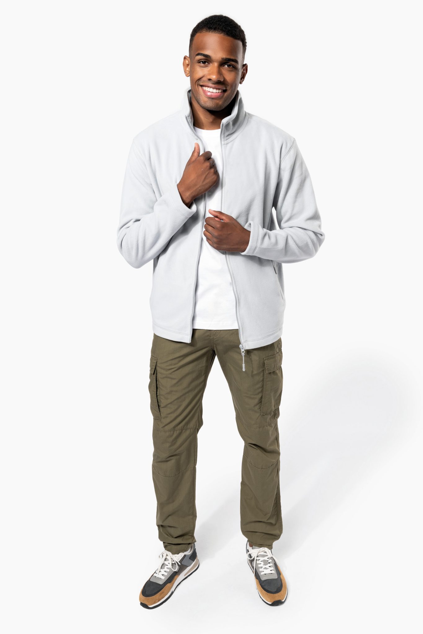 Miniature 4 pour Veste micropolaire zippée homme