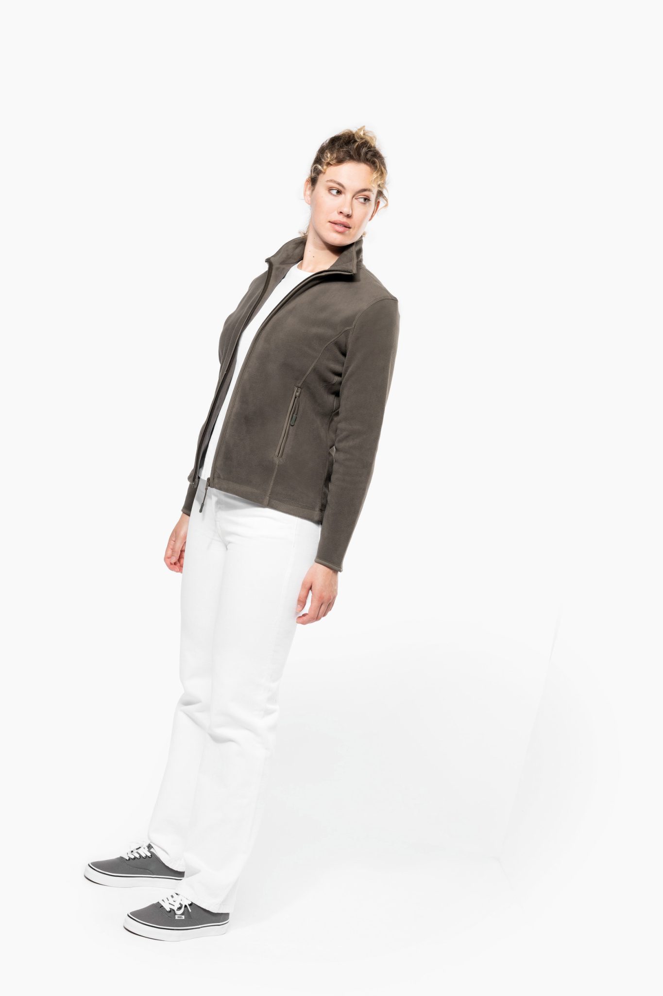 Miniature 5 pour Veste micropolaire zippée femme