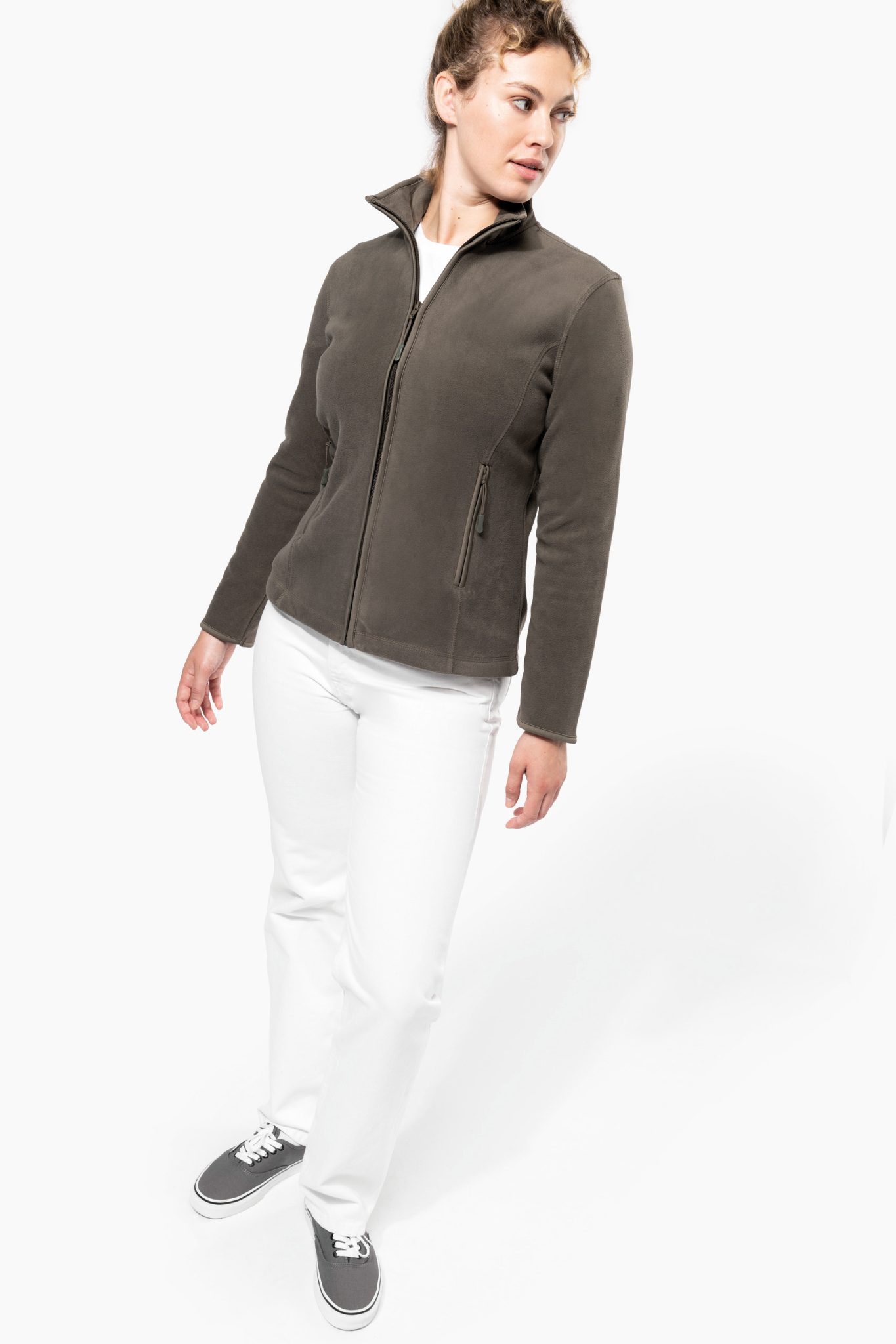 Miniature 4 pour Veste micropolaire zippée femme