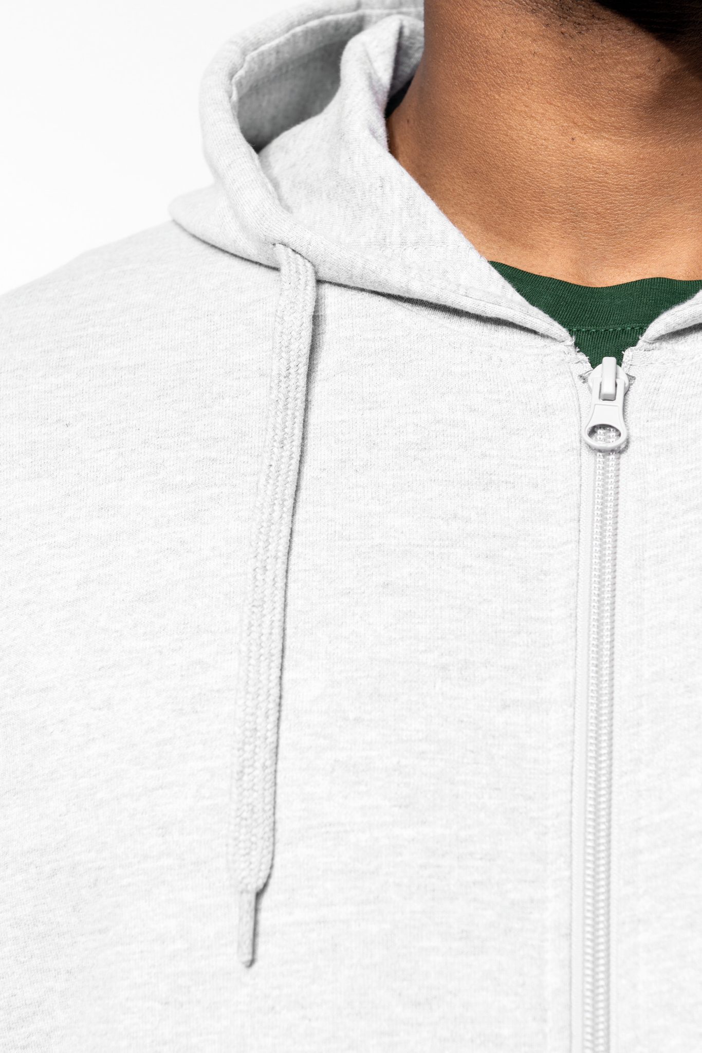 Miniature 15 pour Sweat-shirt zippé capuche unisexe