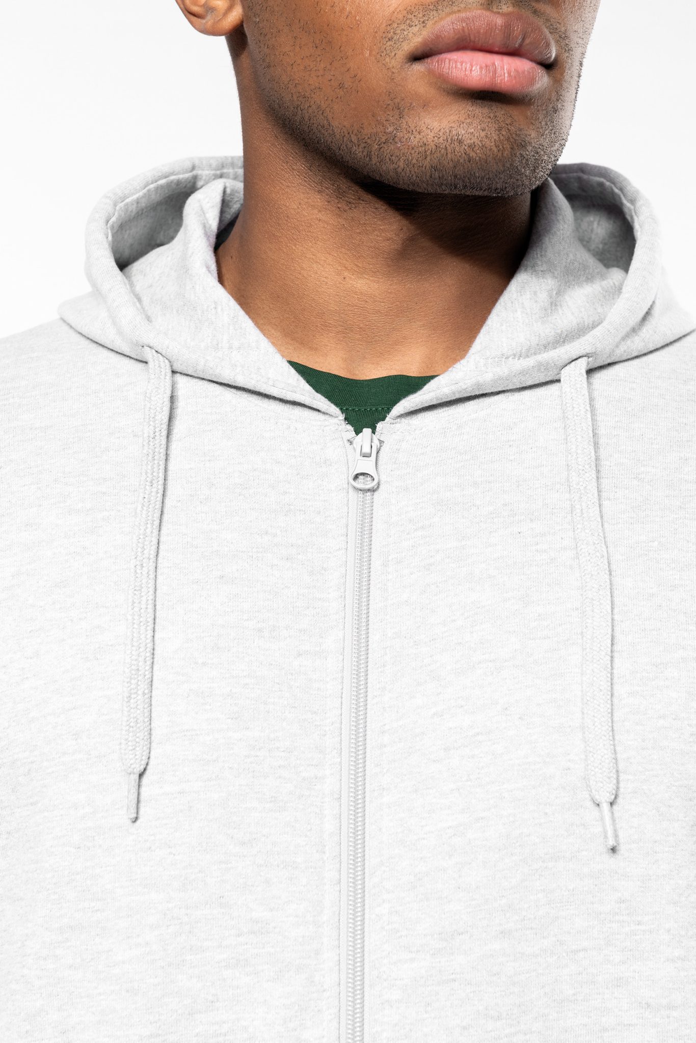 Miniature 14 pour Sweat-shirt zippé capuche unisexe