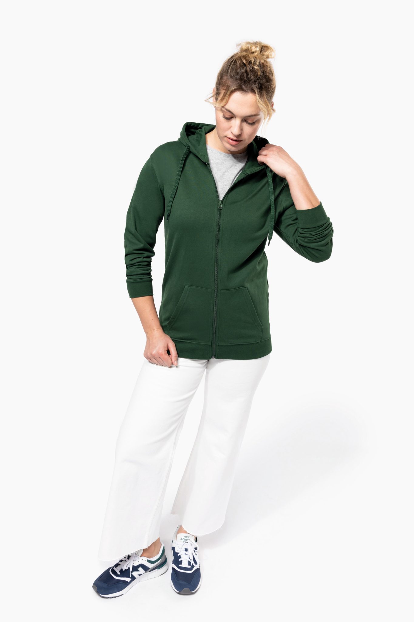 Miniature 6 pour Sweat-shirt zippé capuche unisexe