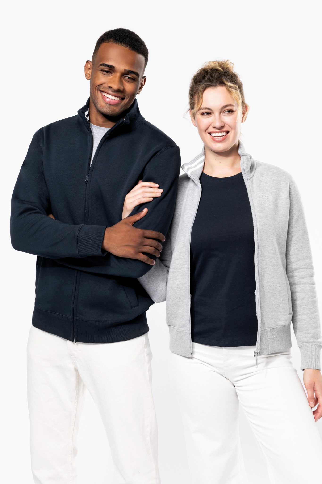 Miniature 6 pour Veste molleton zippée femme