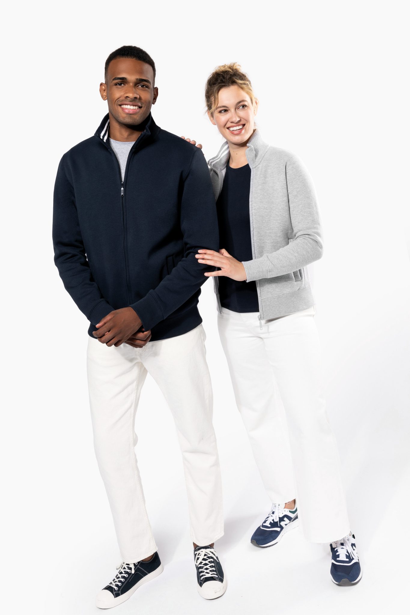 Miniature 7 pour Veste molleton zippée femme