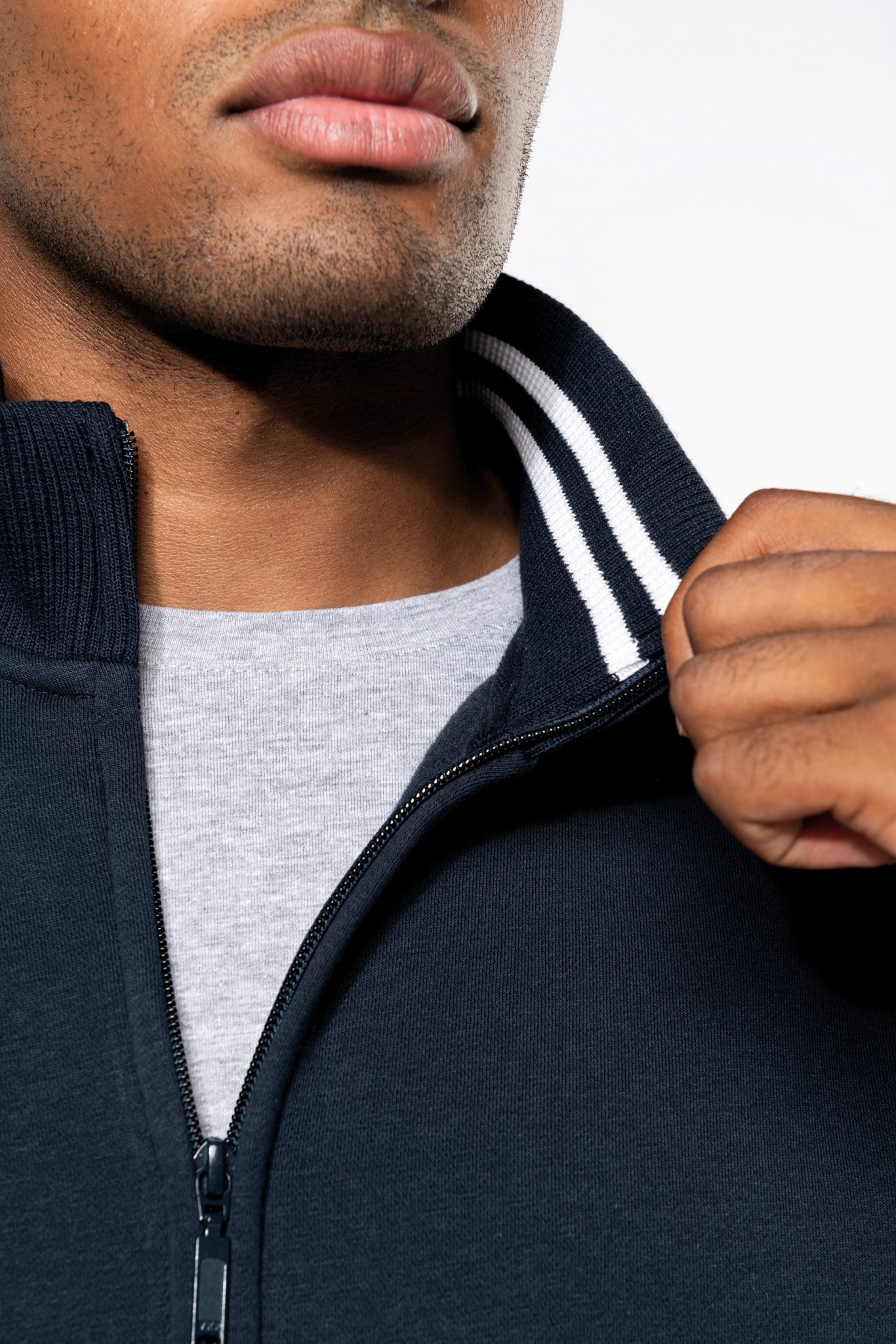 Miniature 9 pour Veste molleton zippée homme