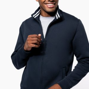 Visuel Veste molleton zippée homme