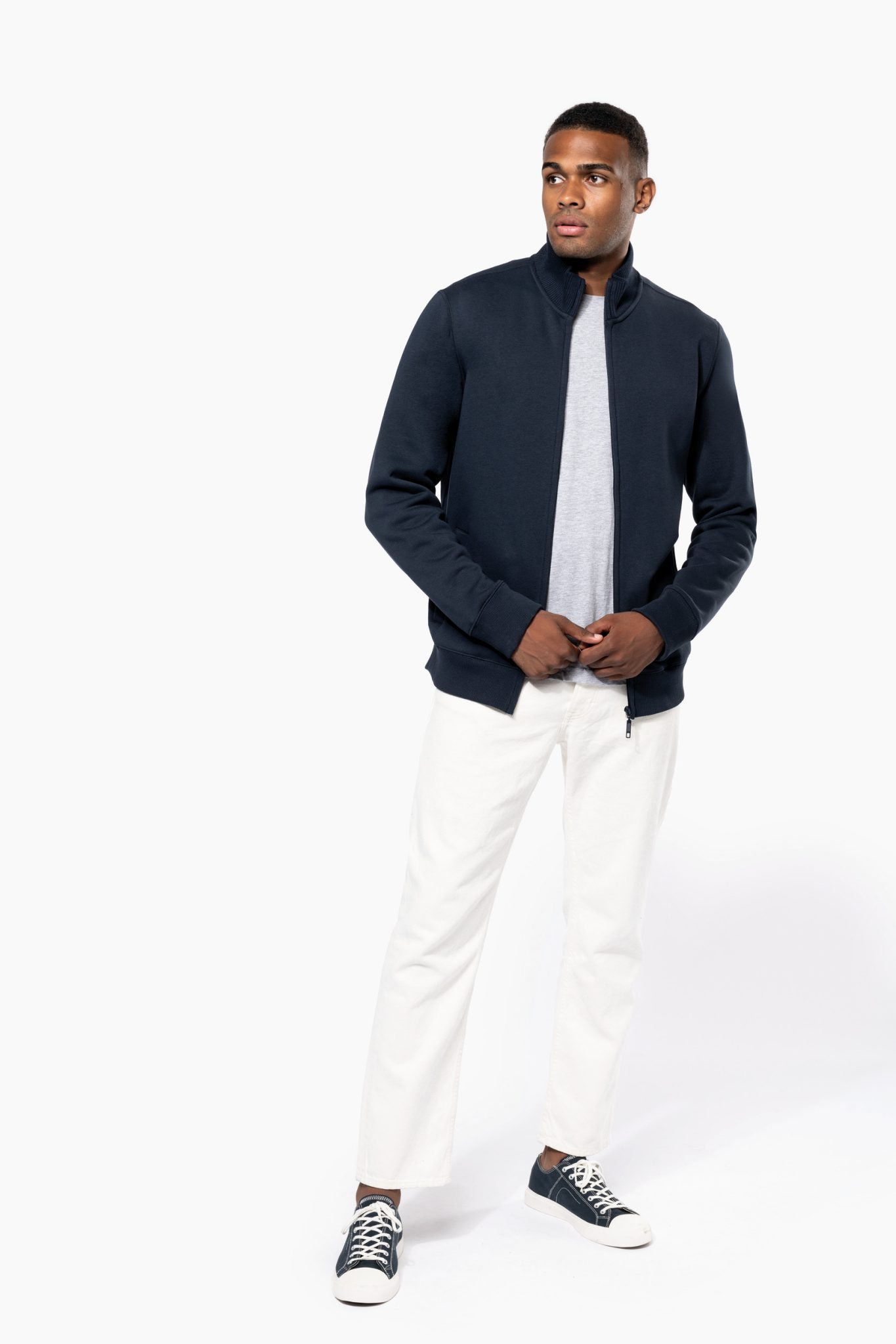 Miniature 4 pour Veste molleton zippée homme