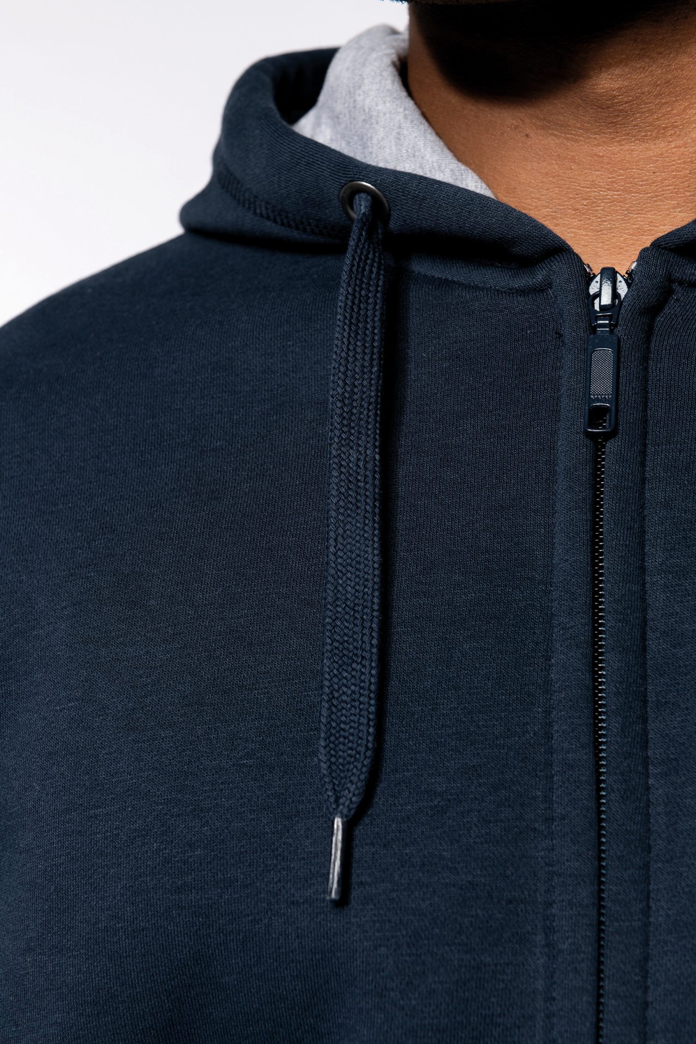 Miniature 14 pour Sweat-shirt zippé capuche unisexe