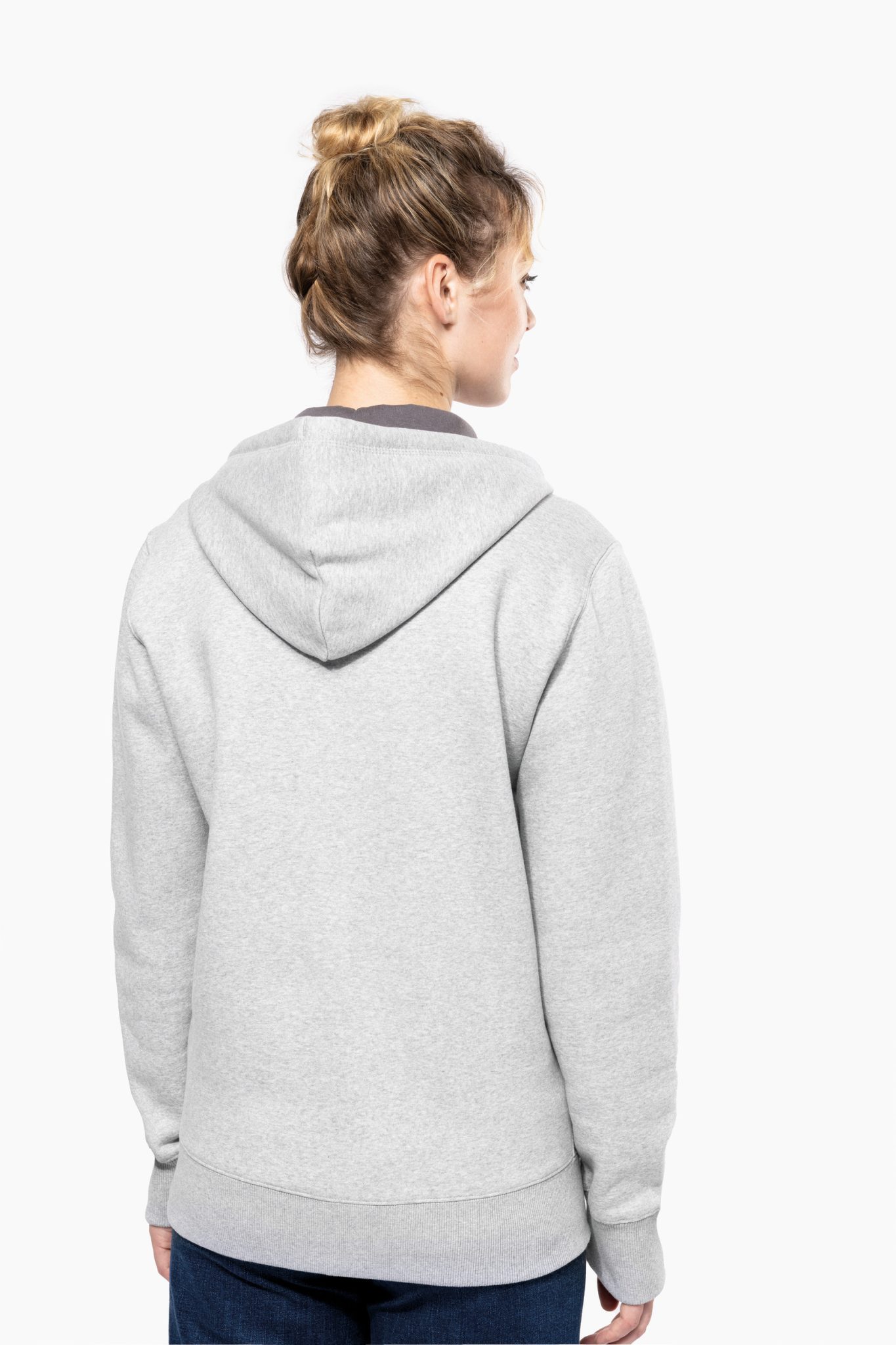 Miniature 3 pour Sweat-shirt zippé capuche unisexe