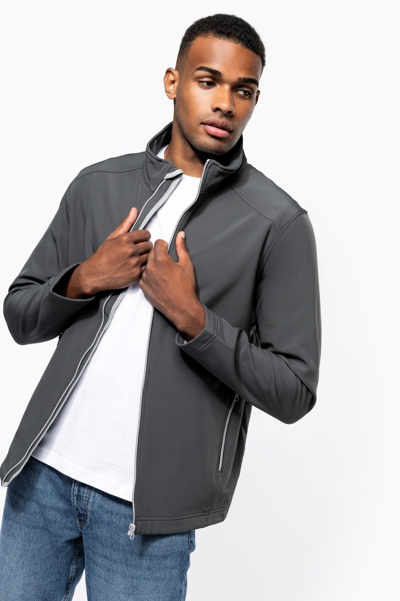 Miniature 1 pour Veste Softshell 2 couches homme