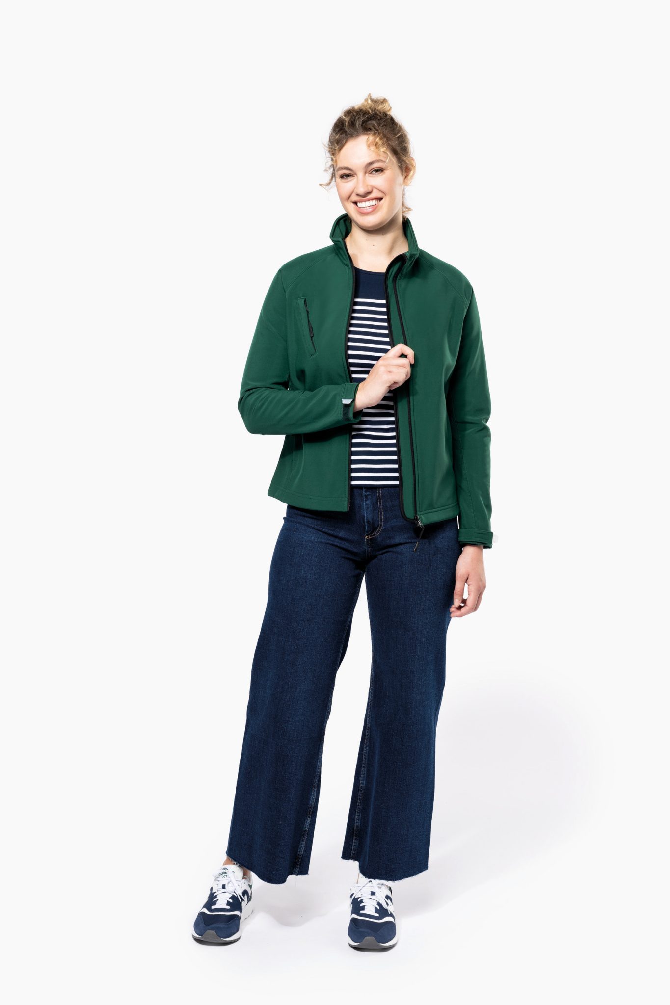 Miniature 5 pour Veste softshell à capuche amovible femme