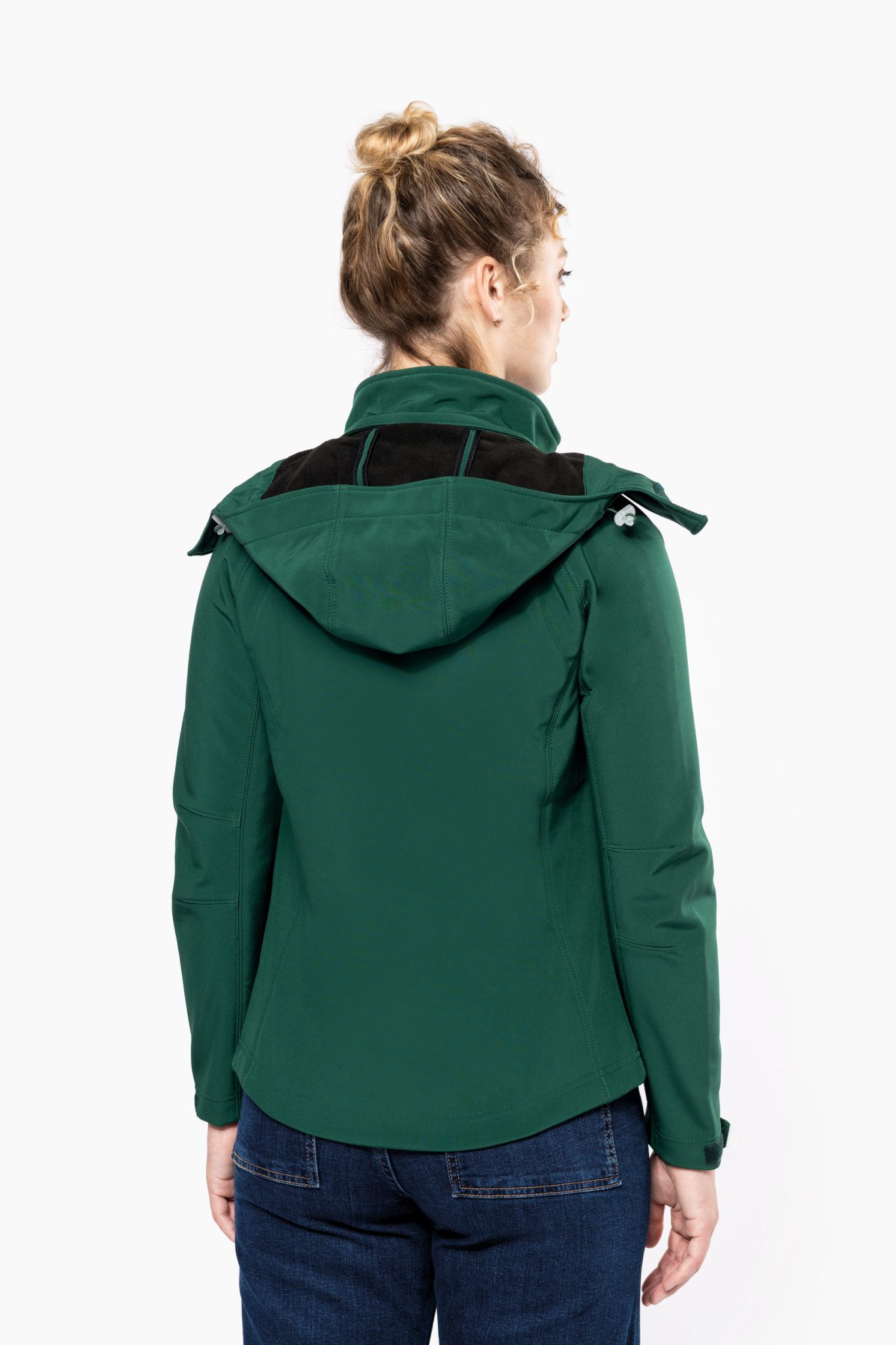 Miniature 2 pour Veste softshell à capuche amovible femme