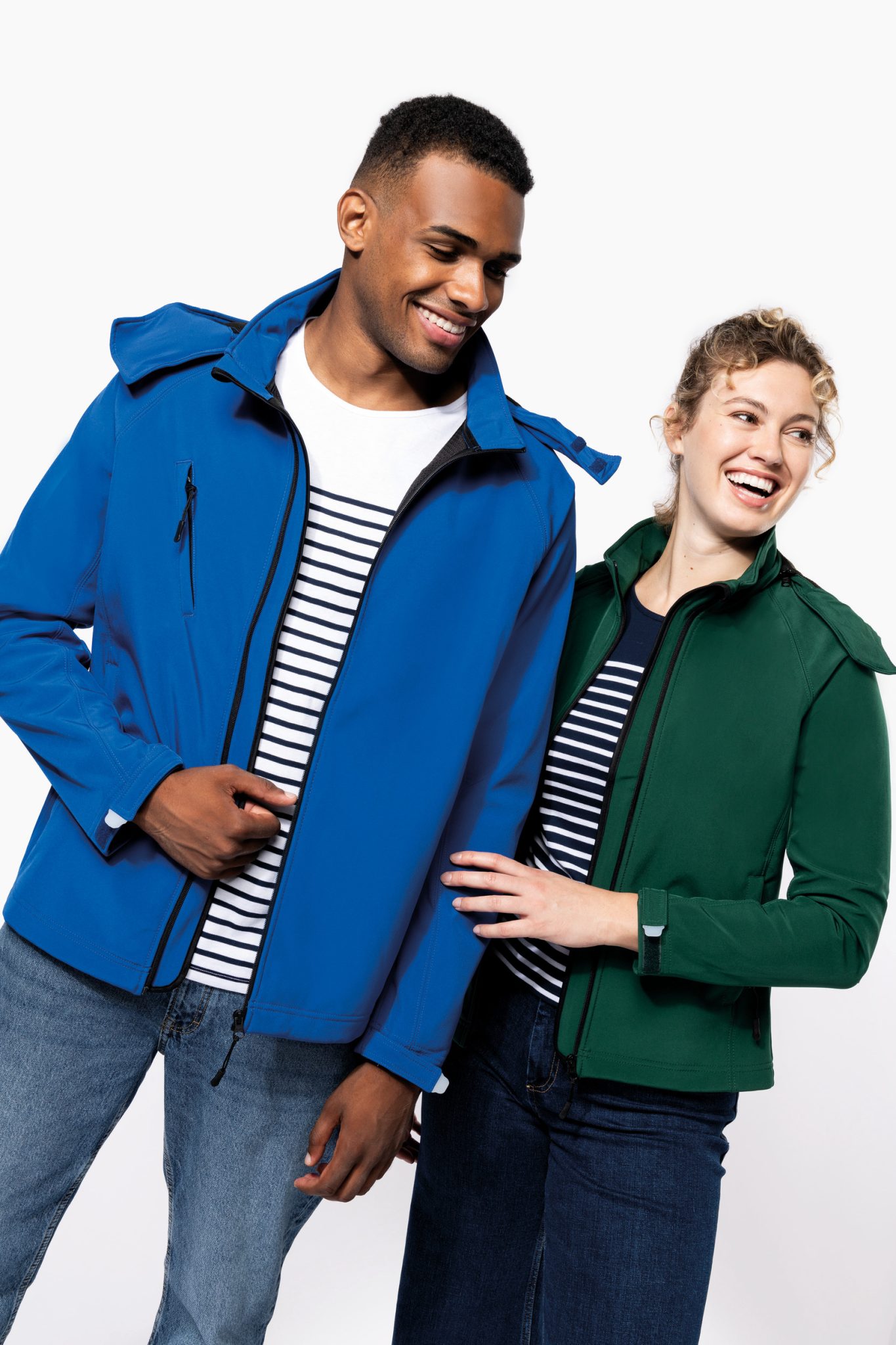 Miniature 8 pour Veste softshell à capuche amovible femme