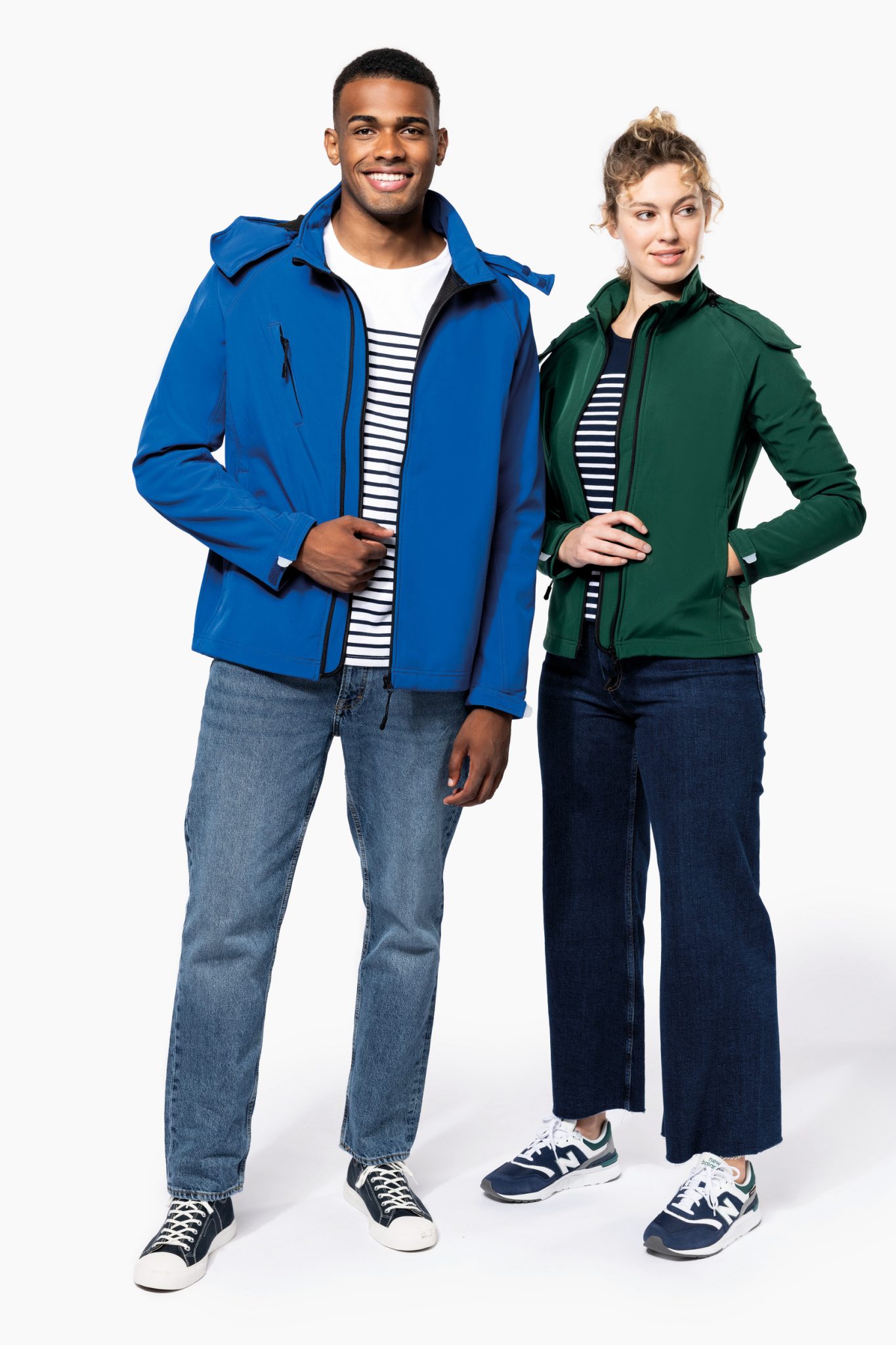 Miniature 7 pour Veste softshell à capuche amovible femme
