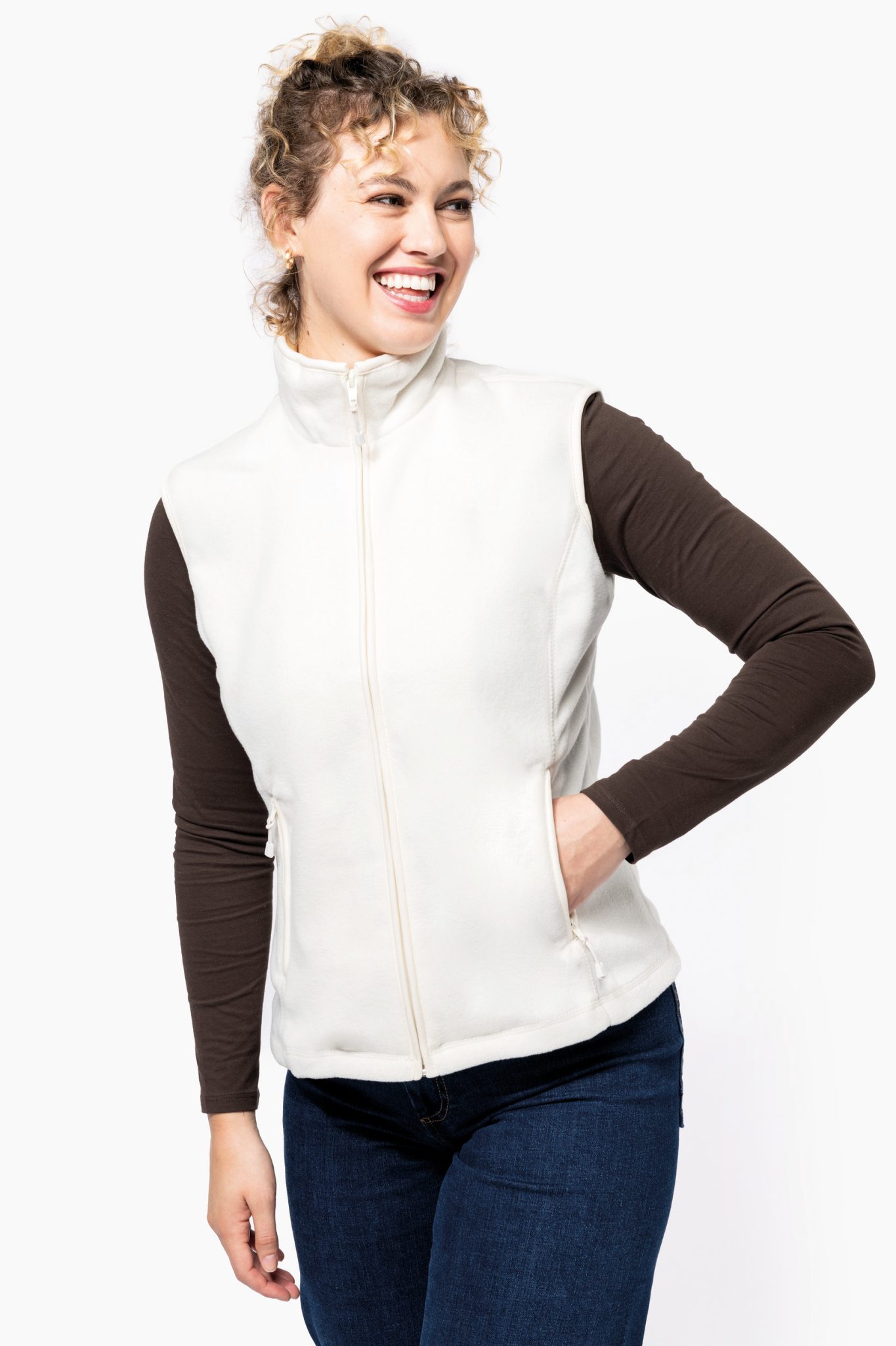 Miniature 3 pour Bodywarmer micropolaire femme