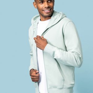 Visuel Sweat-shirt écoresponsable zippé à capuche homme
