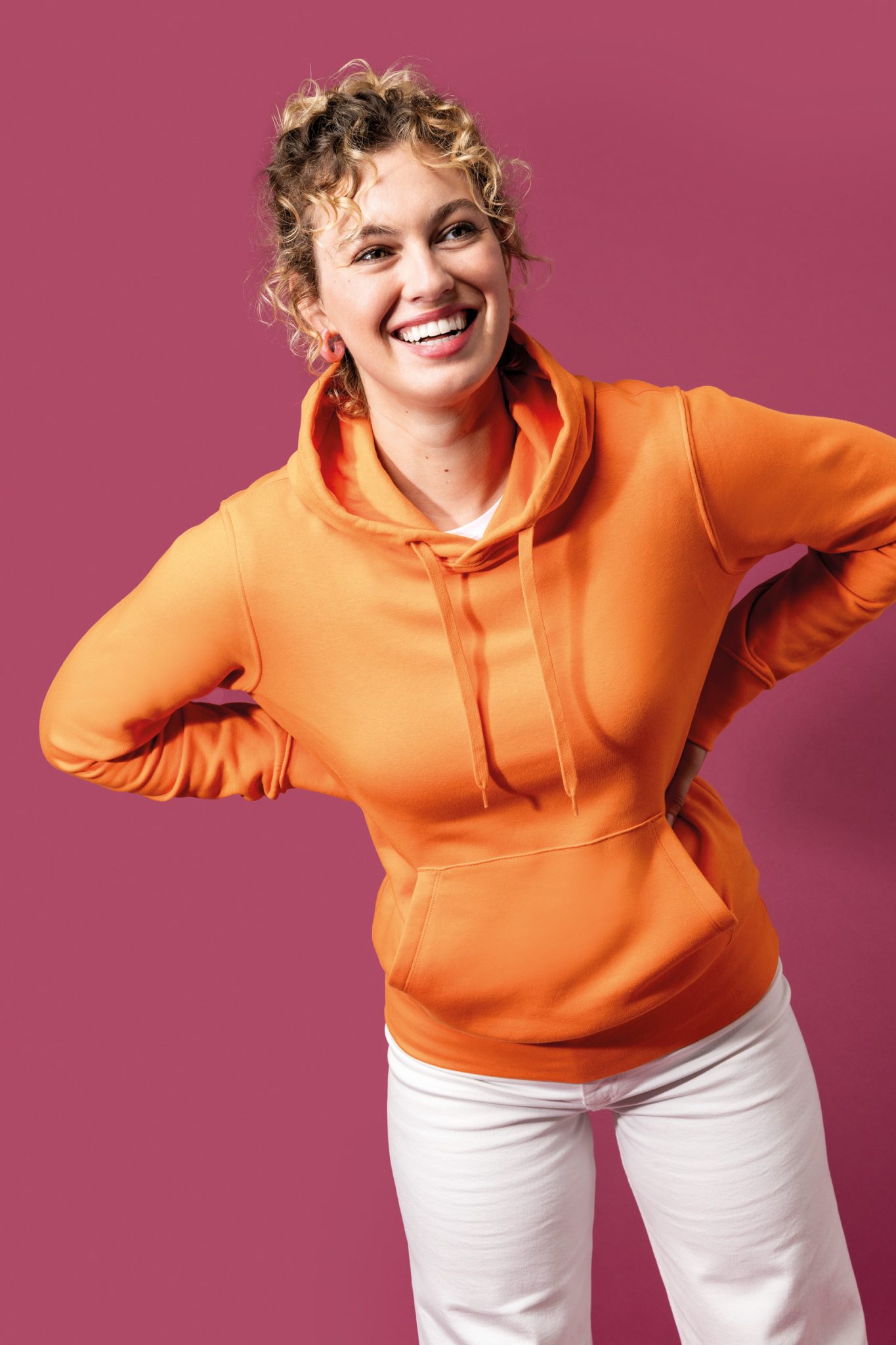 Miniature 1 pour Sweat-shirt écoresponsable à capuche femme