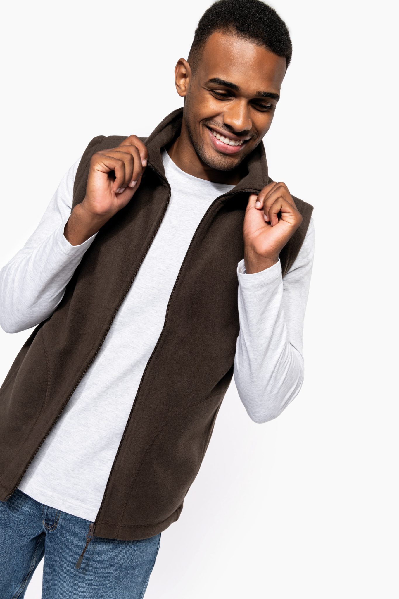 Miniature 1 pour Bodywarmer micropolaire homme