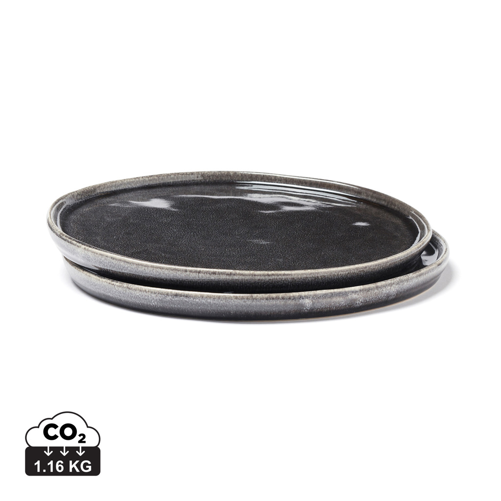 Miniature 1 pour VINGA Set de 2 assiettes 20cm Nomimono