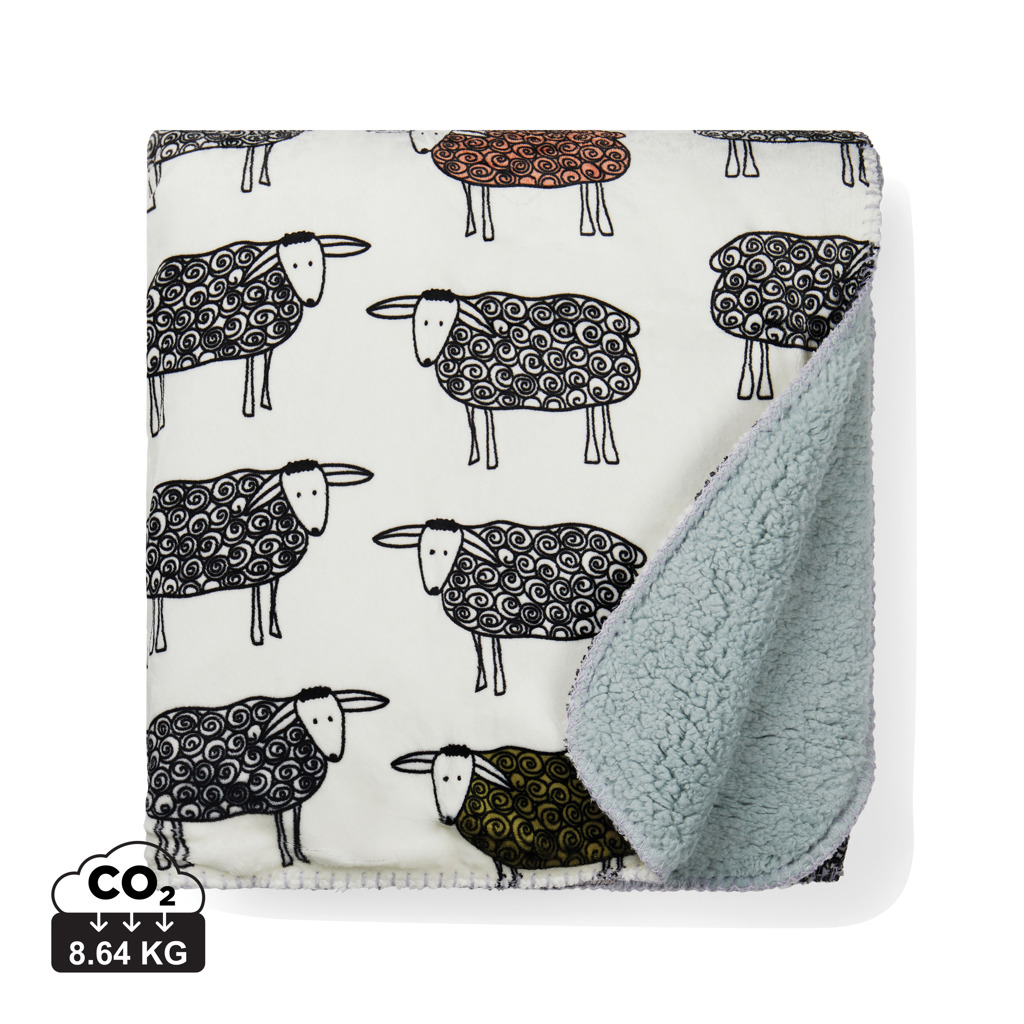 Miniature 1 pour VINGA Plaid sherpa en rPET Sheep