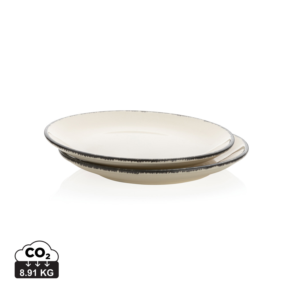 Miniature 1 pour Set de 2 assiettes 28cm Ukiyo