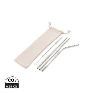 Visuel Set de pailles en acier inoxydable