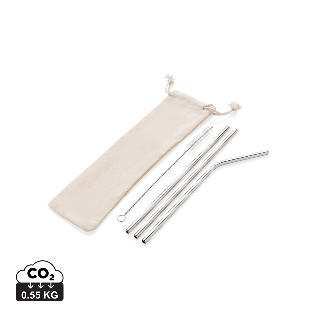 Miniature 1 pour Set de pailles en acier inoxydable