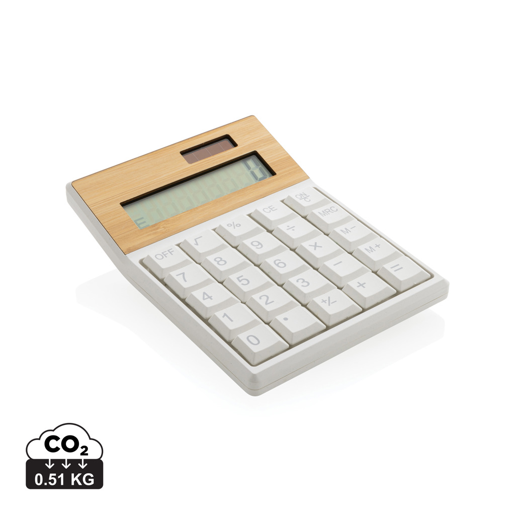 Miniature 1 pour Calculatrice en bambou FSC® et plastique recyclé RCS Utah