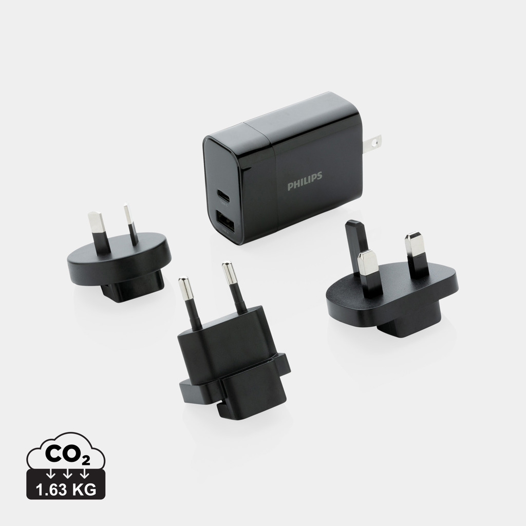 Miniature 1 pour Chargeur USB de Voyage Philips, USB 30W Ultra Rapide
