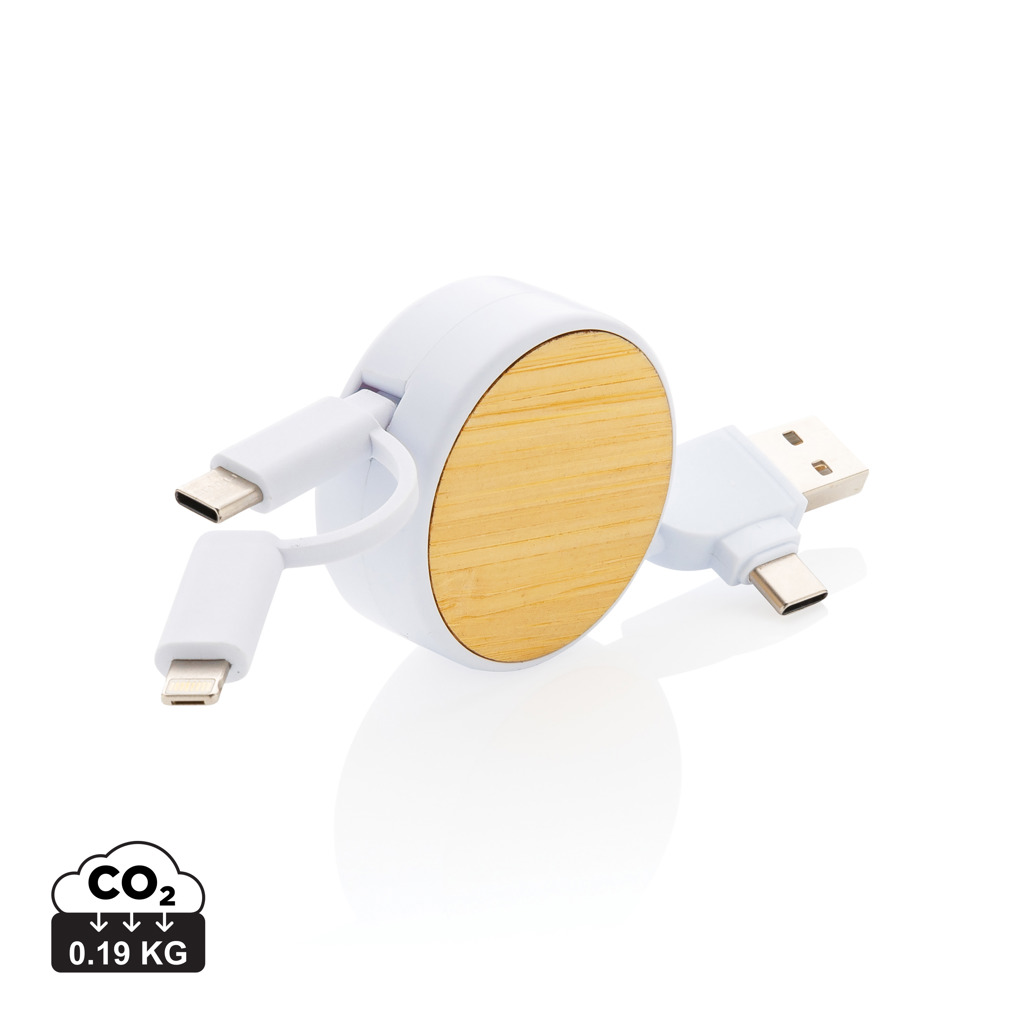 Miniature 1 pour Câble Ontario 6-en-1 rétractable en plastique recyclé RCS